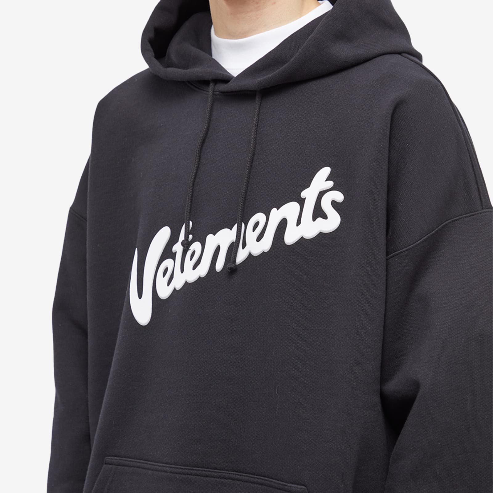 VETEMENTS Milka Logo Popover Hoodie - Black