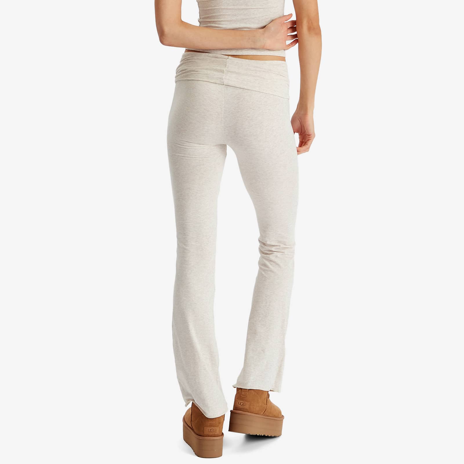 SKIMS Cotton Jersey Foldover Pant