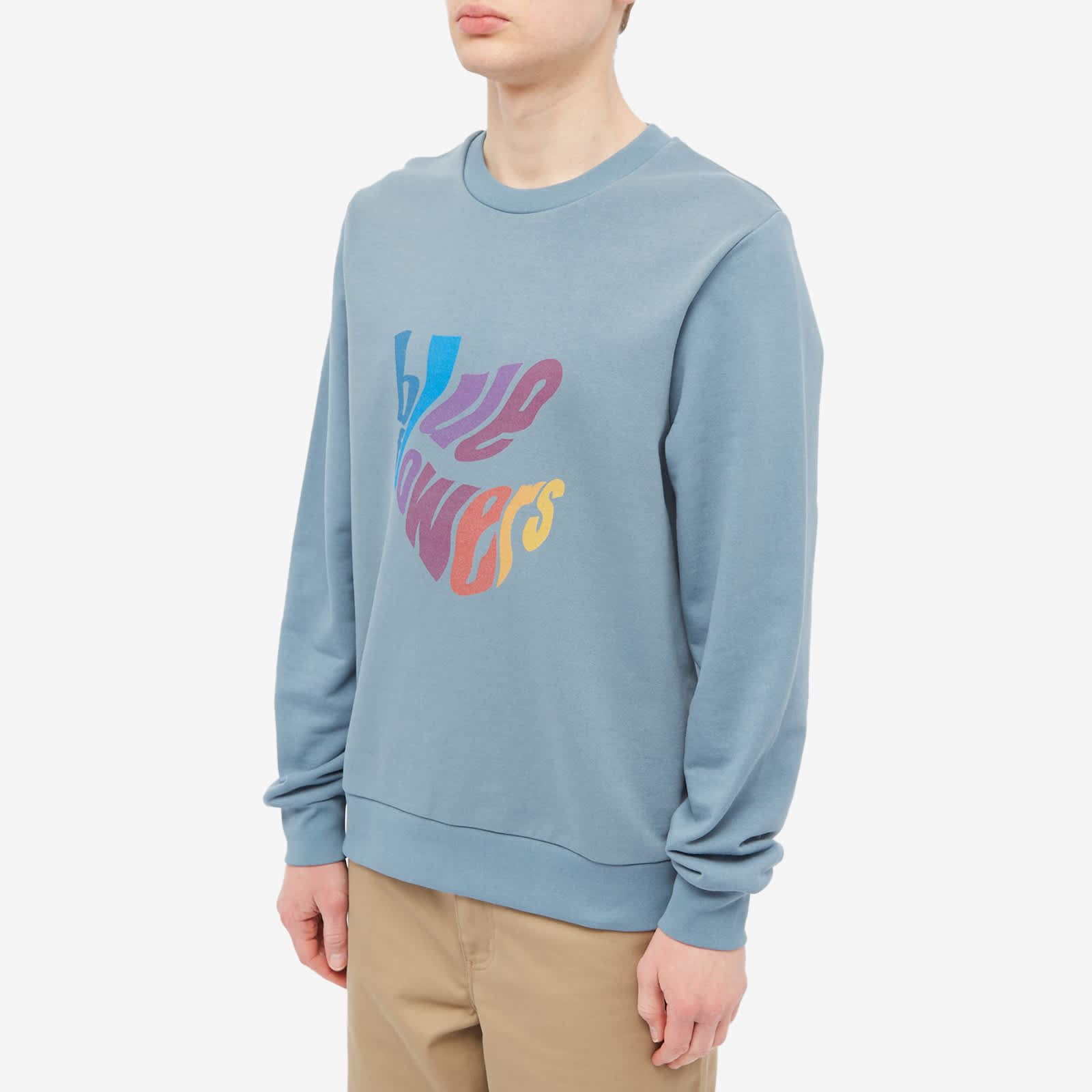 Blue Flowers Polychrome Sweat Blue END. (JP)