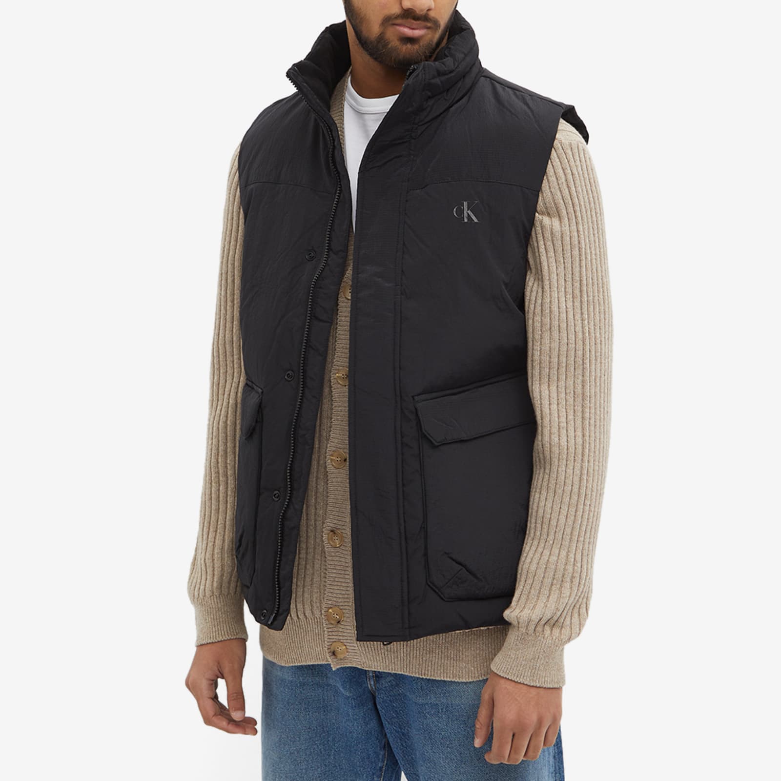 Calvin Klein Ripstop Non Down Vest Black END. (US)