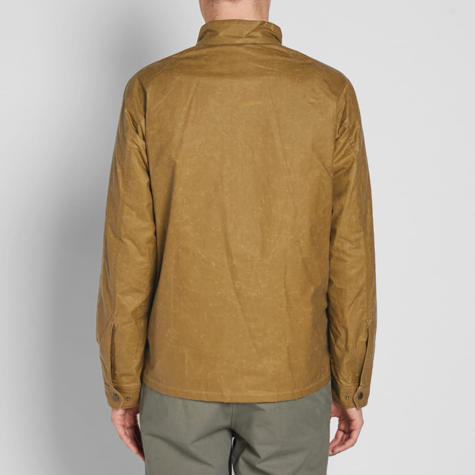 Barbour x Land Rover Hirta Wax Jacket Sand END.