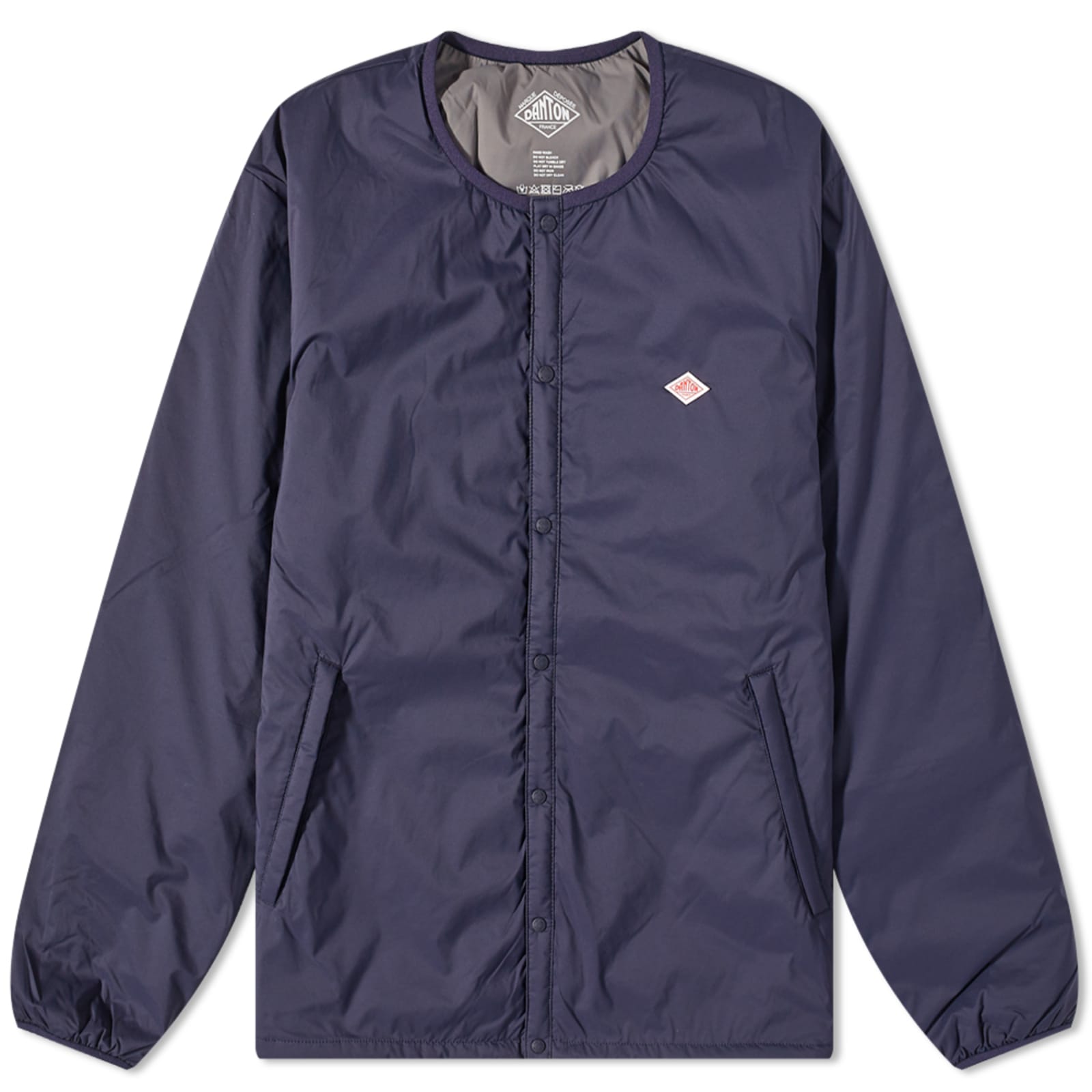 Danton Collarless Insulation Jacket Navy END.