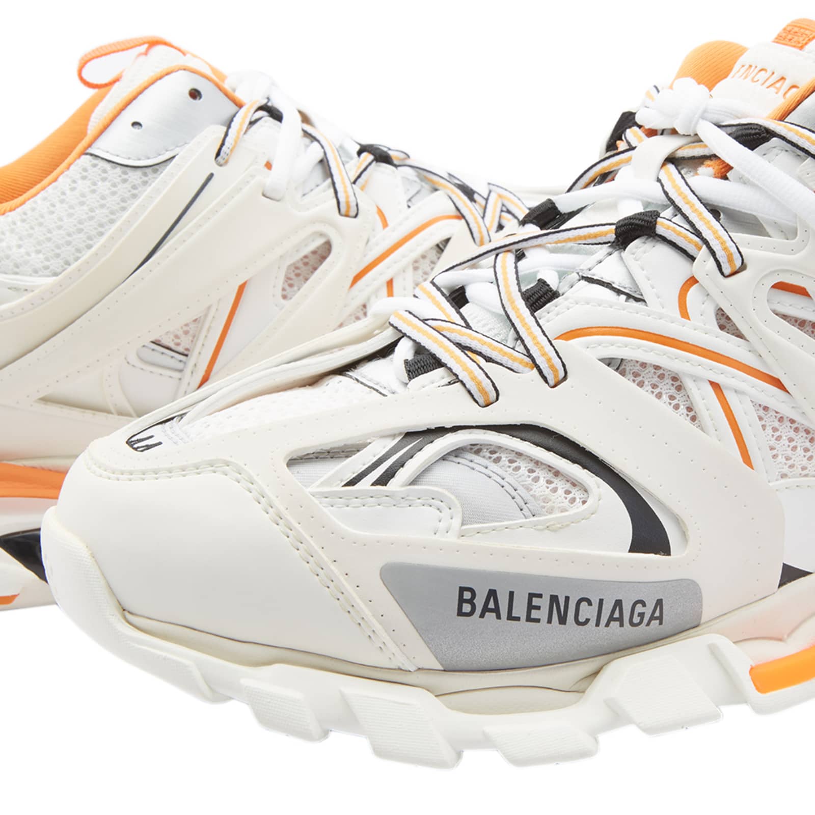 balenciaga white and orange