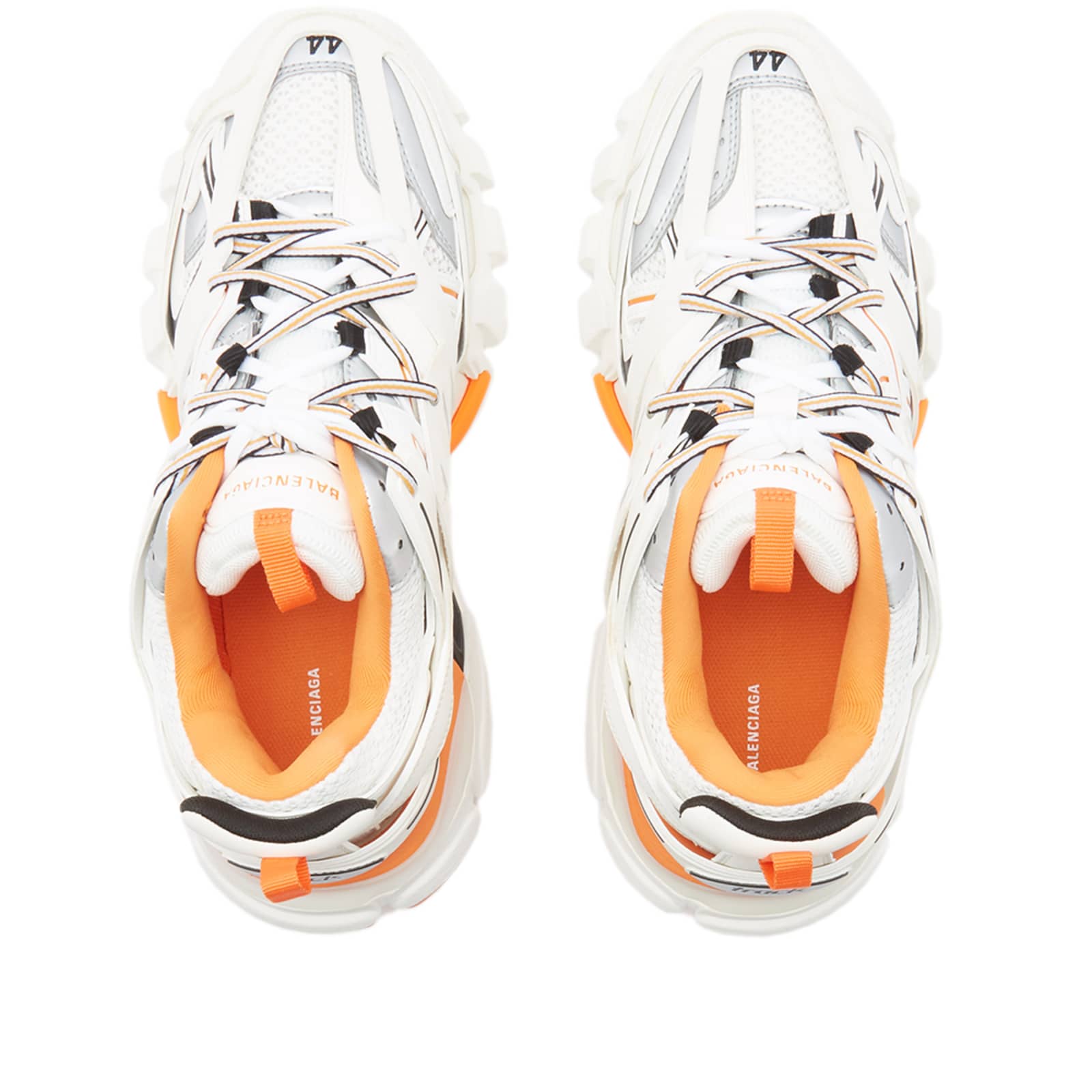 balenciaga white and orange
