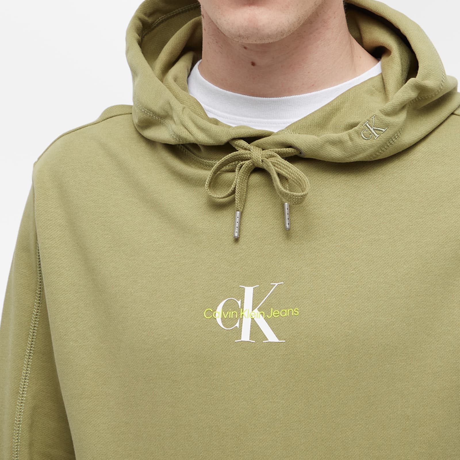 Calvin klein monogram box logo sweatshirt Clearance
