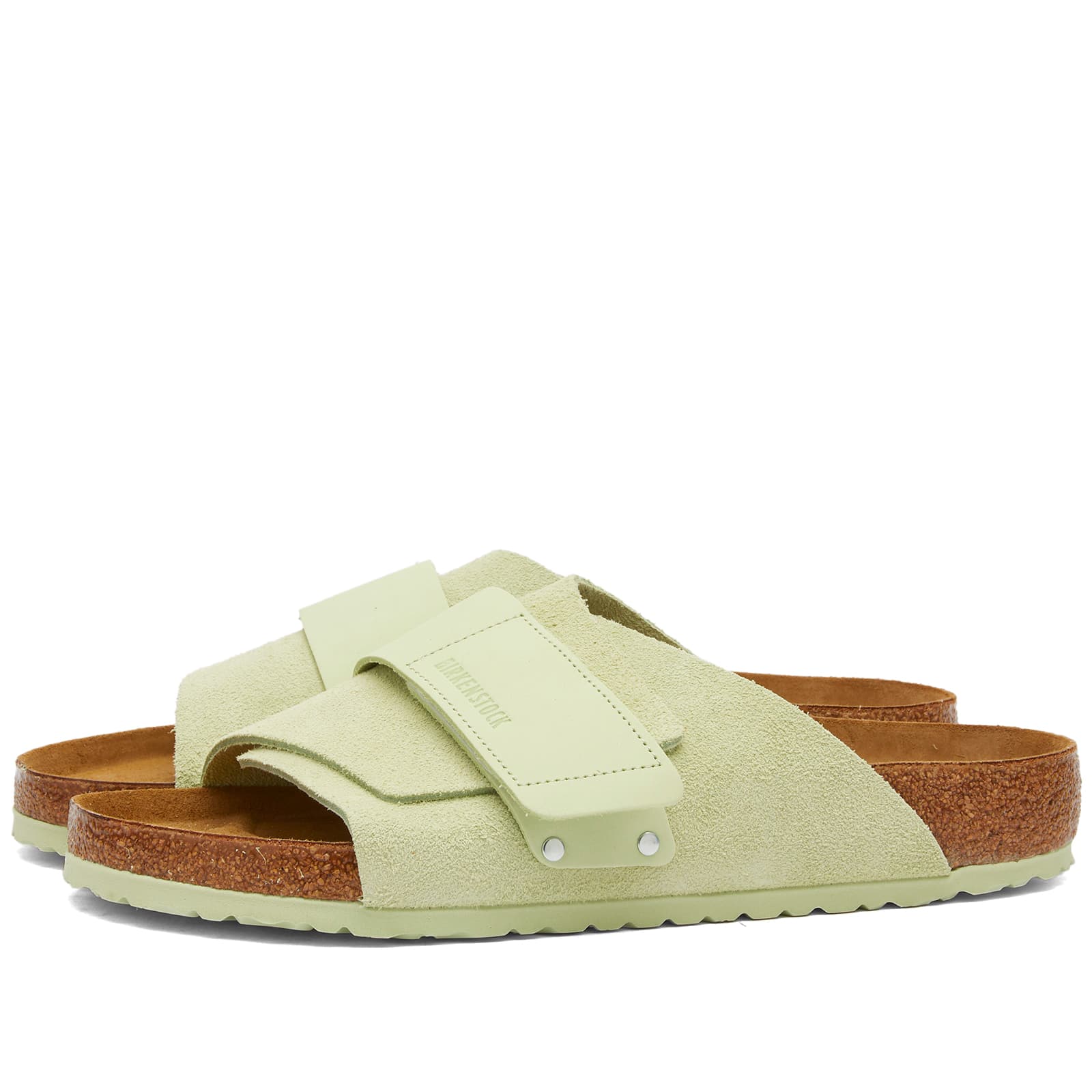 Birkenstock Kyoto - Faded Lime Suede