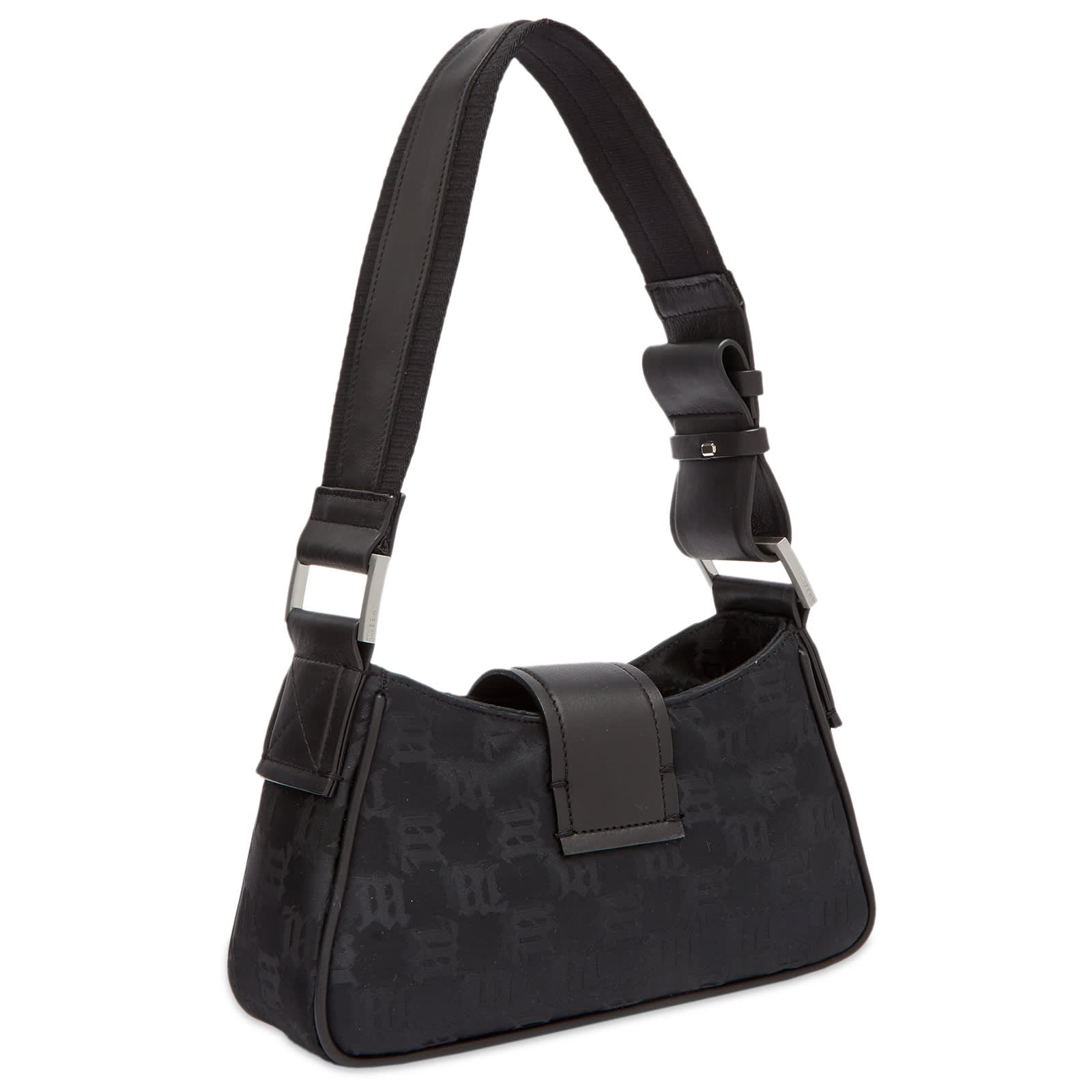 MISBHV Jacquard Monogram Mini Shoulder Bag Black END.