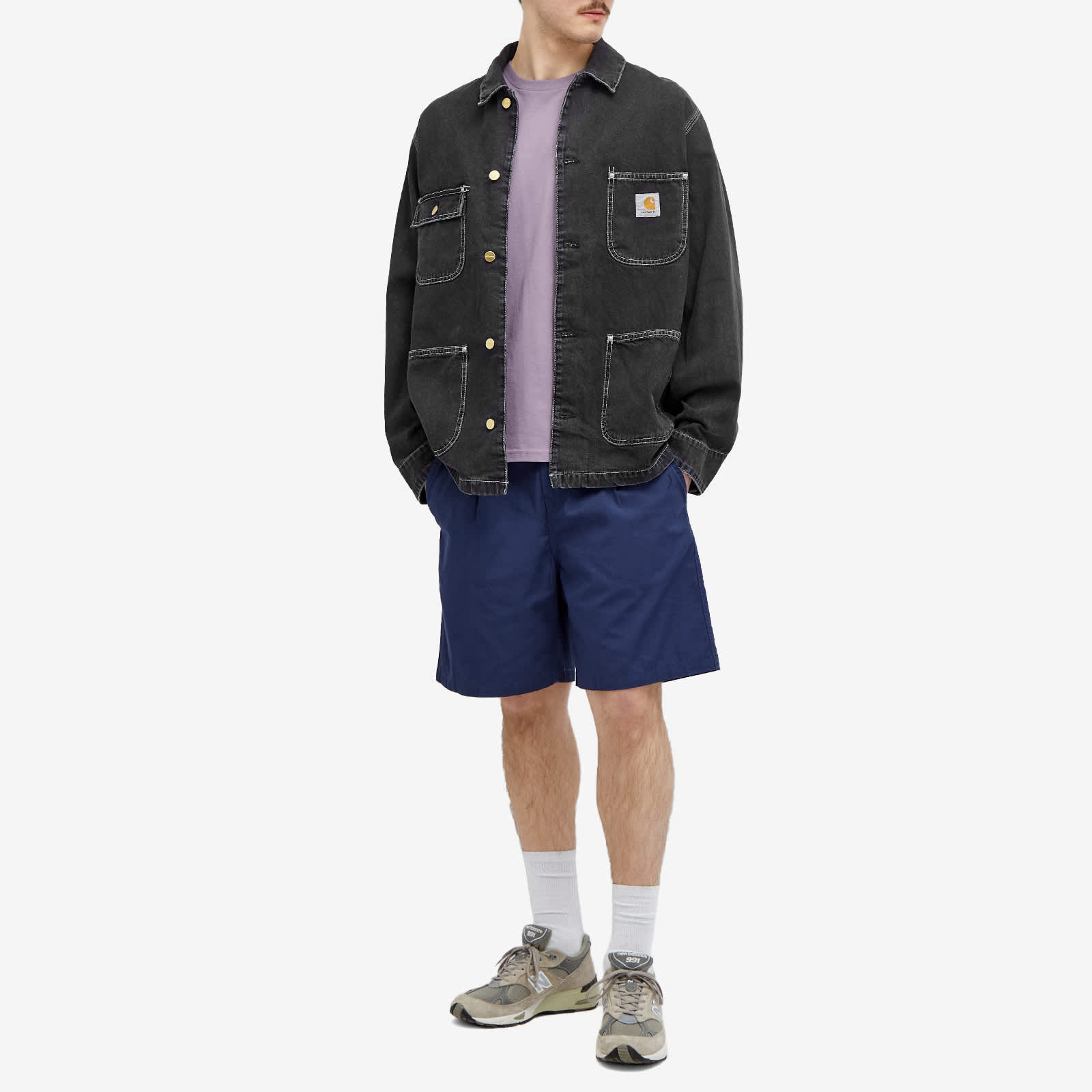 Carhartt WIP Carhartt WIP Walter Chore Coat Pink Fog main image 1