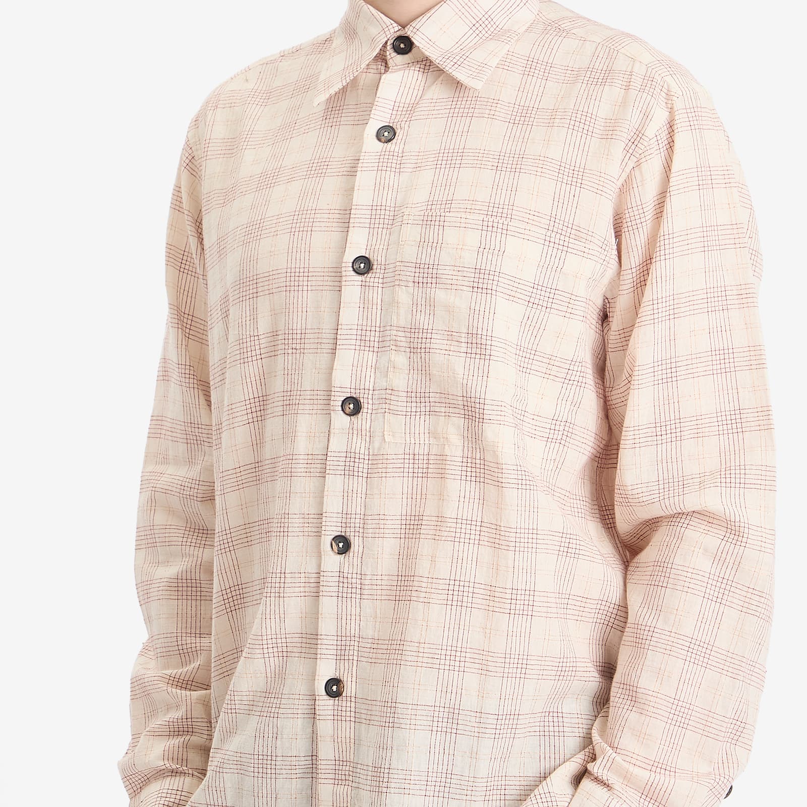 Kartik Research Zari Woven Stripe Shirt