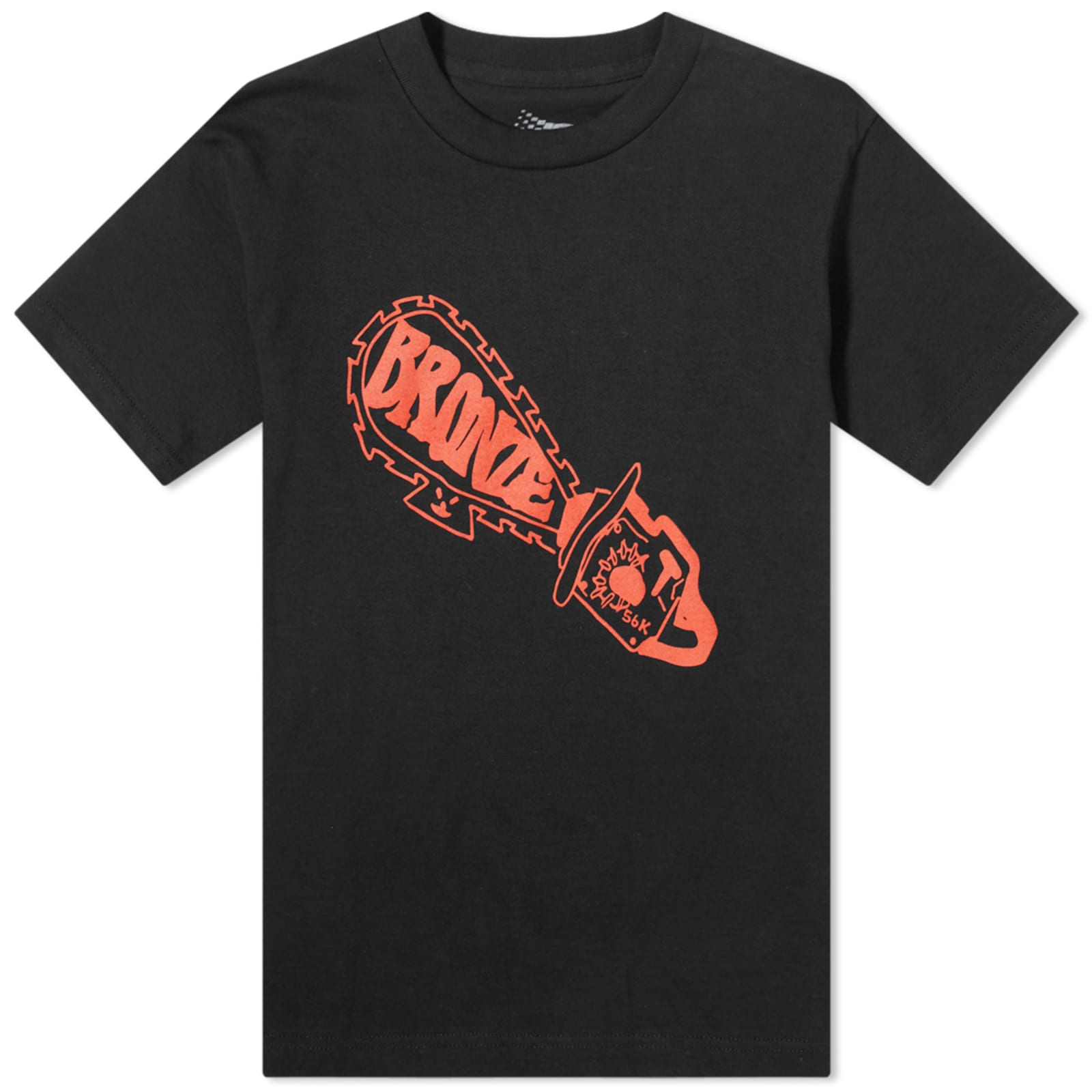 Bronze 56k Chainsaw TShirt Black END.