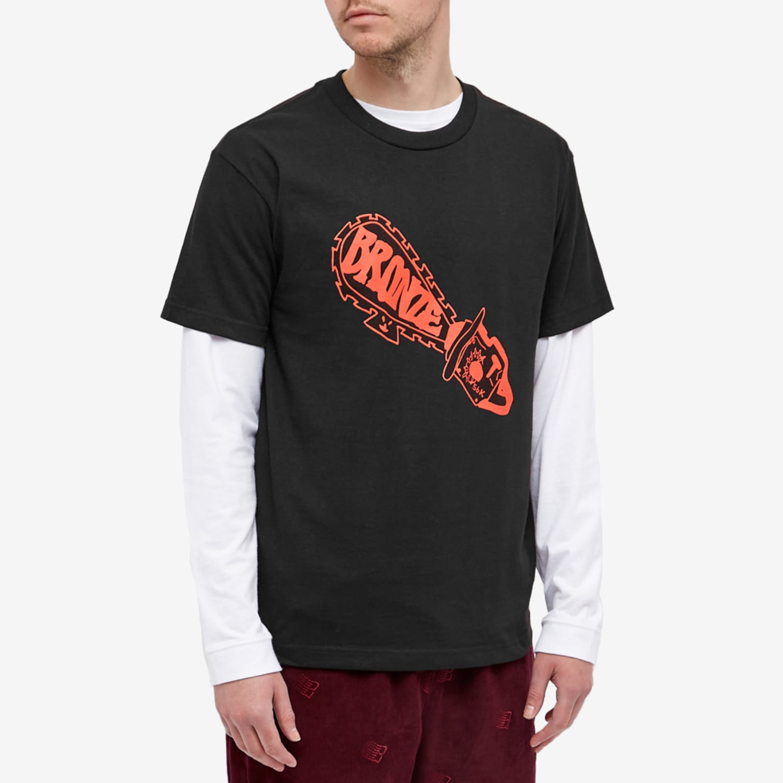 Bronze 56k Chainsaw TShirt Black END. (US)