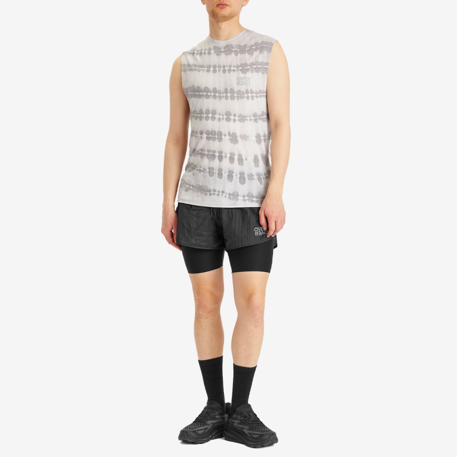 Over Over Two Layer Short - Black