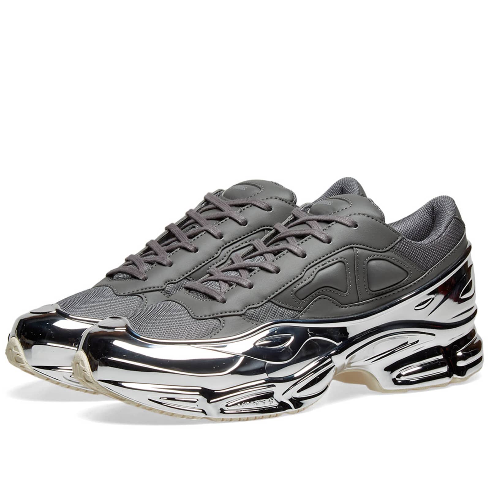 Adidas x Raf Simons Ozweego - Ash & Metallic Silver