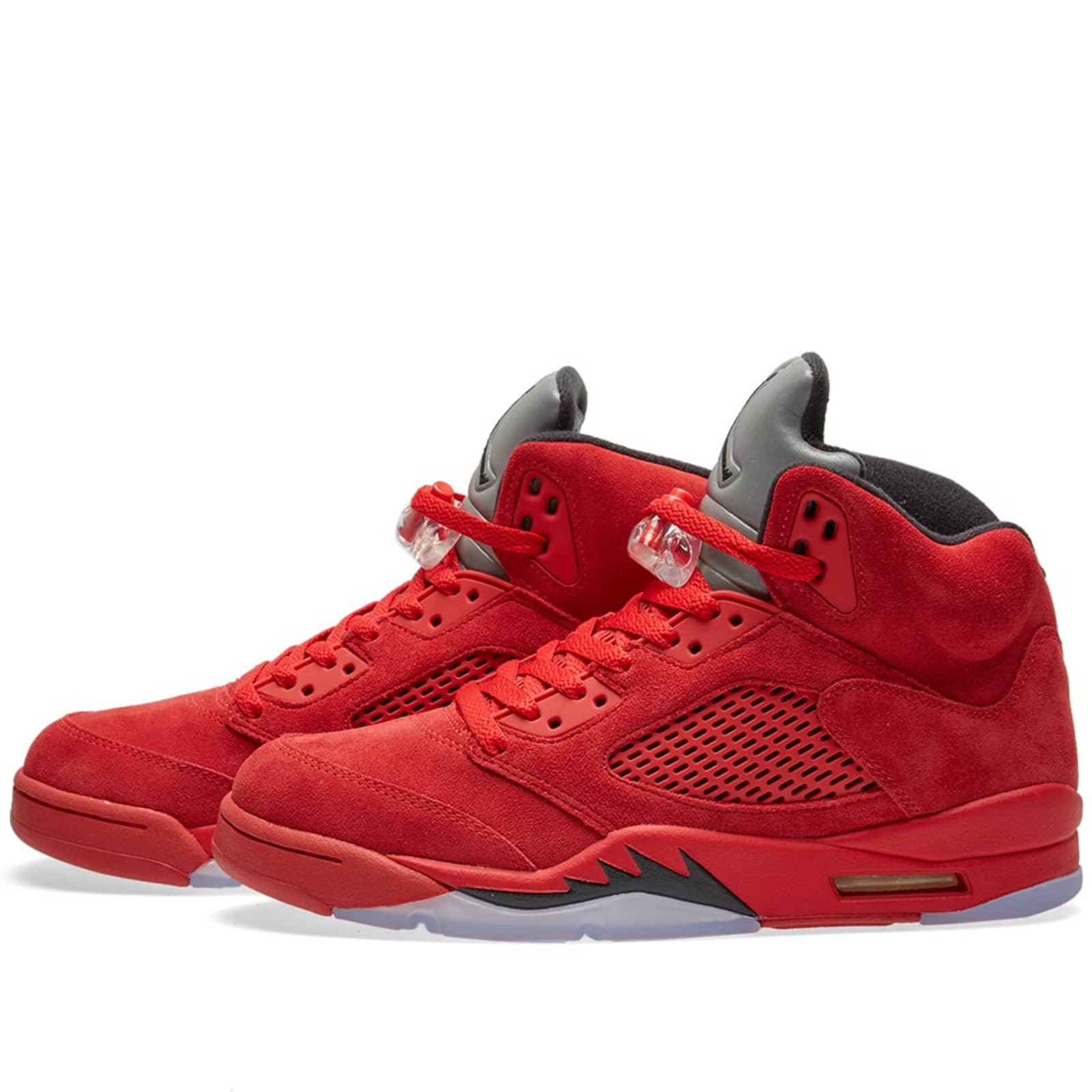 jordan 5 retro red and white