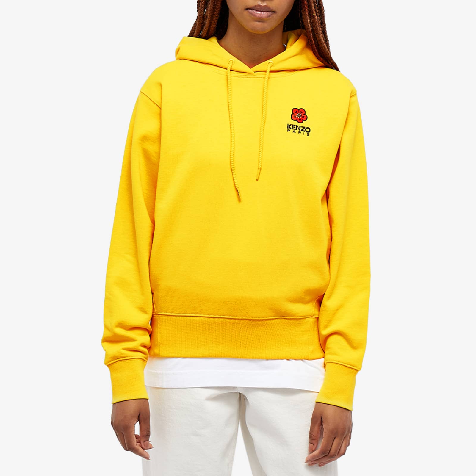 Kenzo Crest Logo Classic Hoodie - Golden Yellow