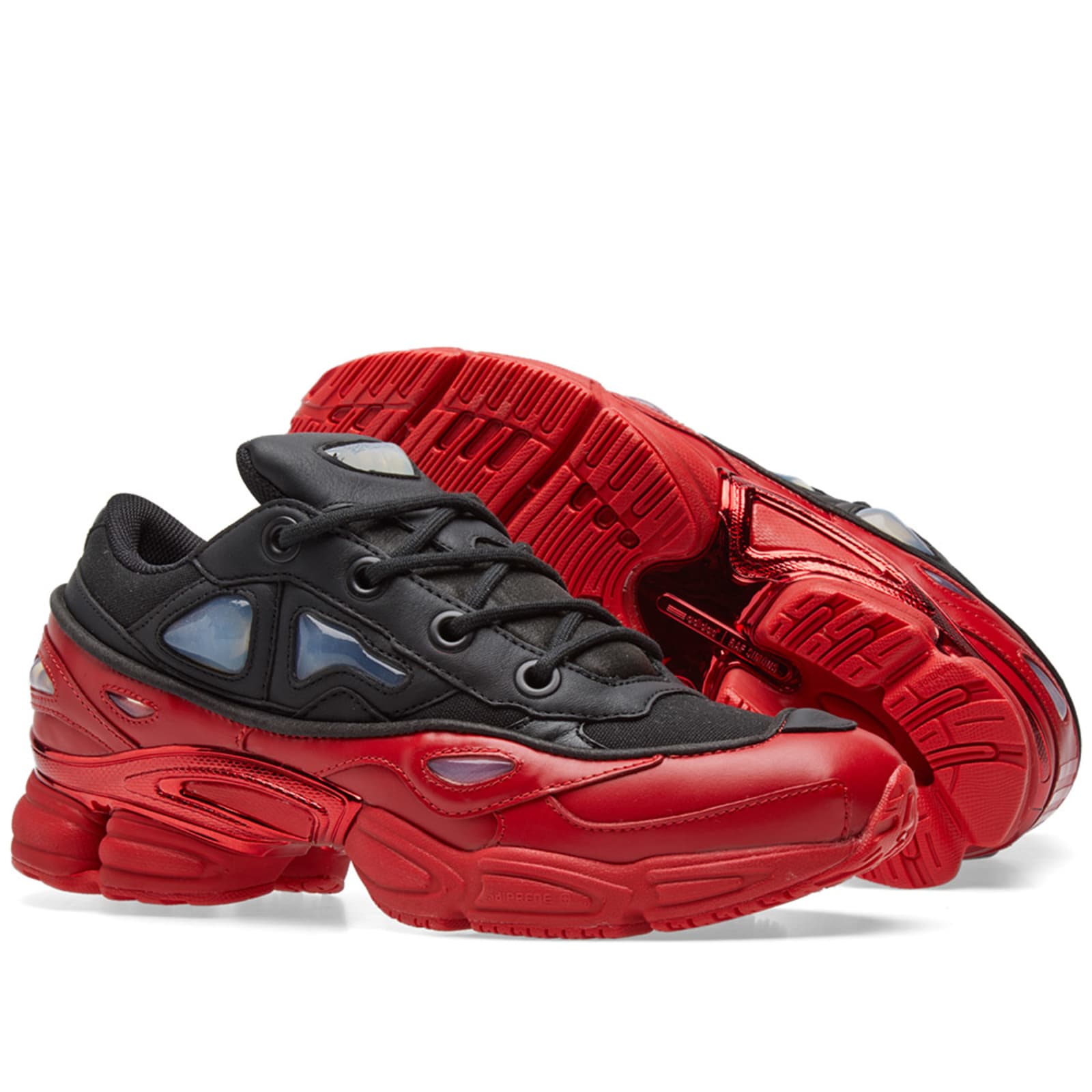 Adidas x Raf Simons Ozweego III - Core Black & Scarlet