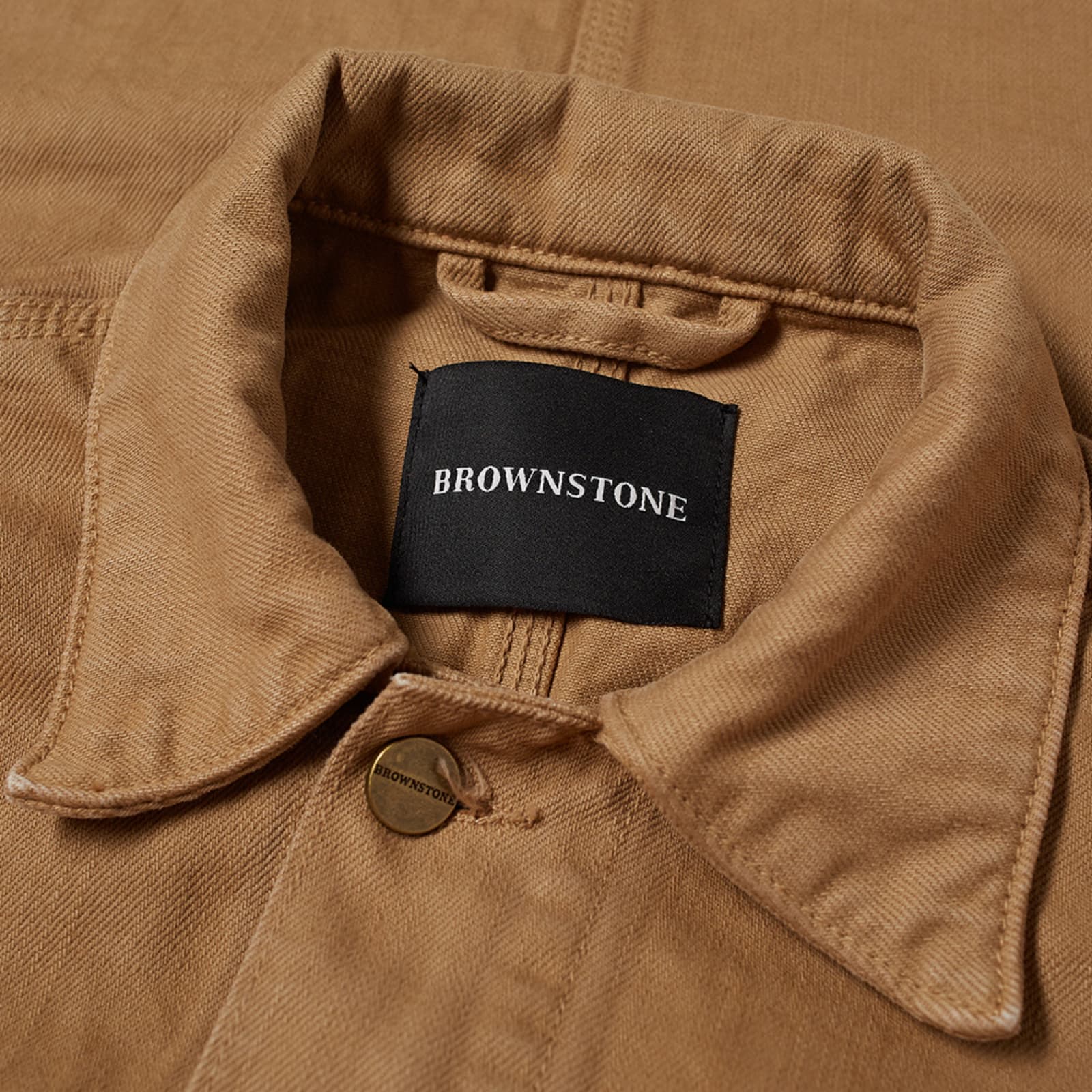 Brownstone Selvedge Chore Coat Khaki END. (TW)