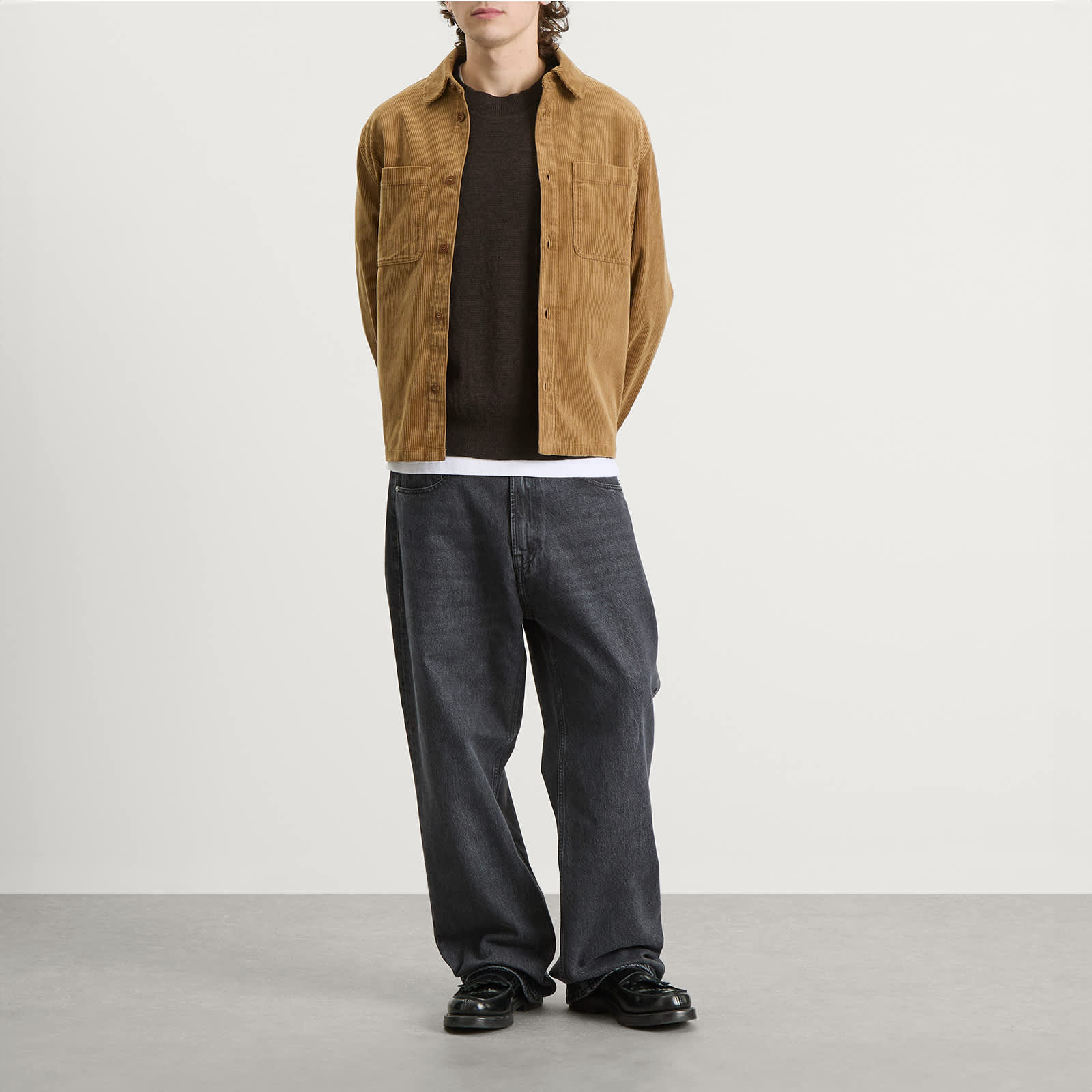 A.P.C. Leon Corduroy Overshirt - Brown