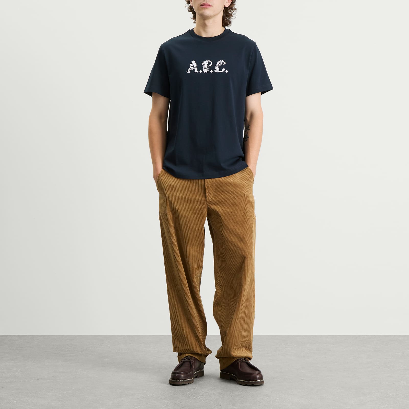 A.P.C. Hugo Graphic Logo T-Shirt