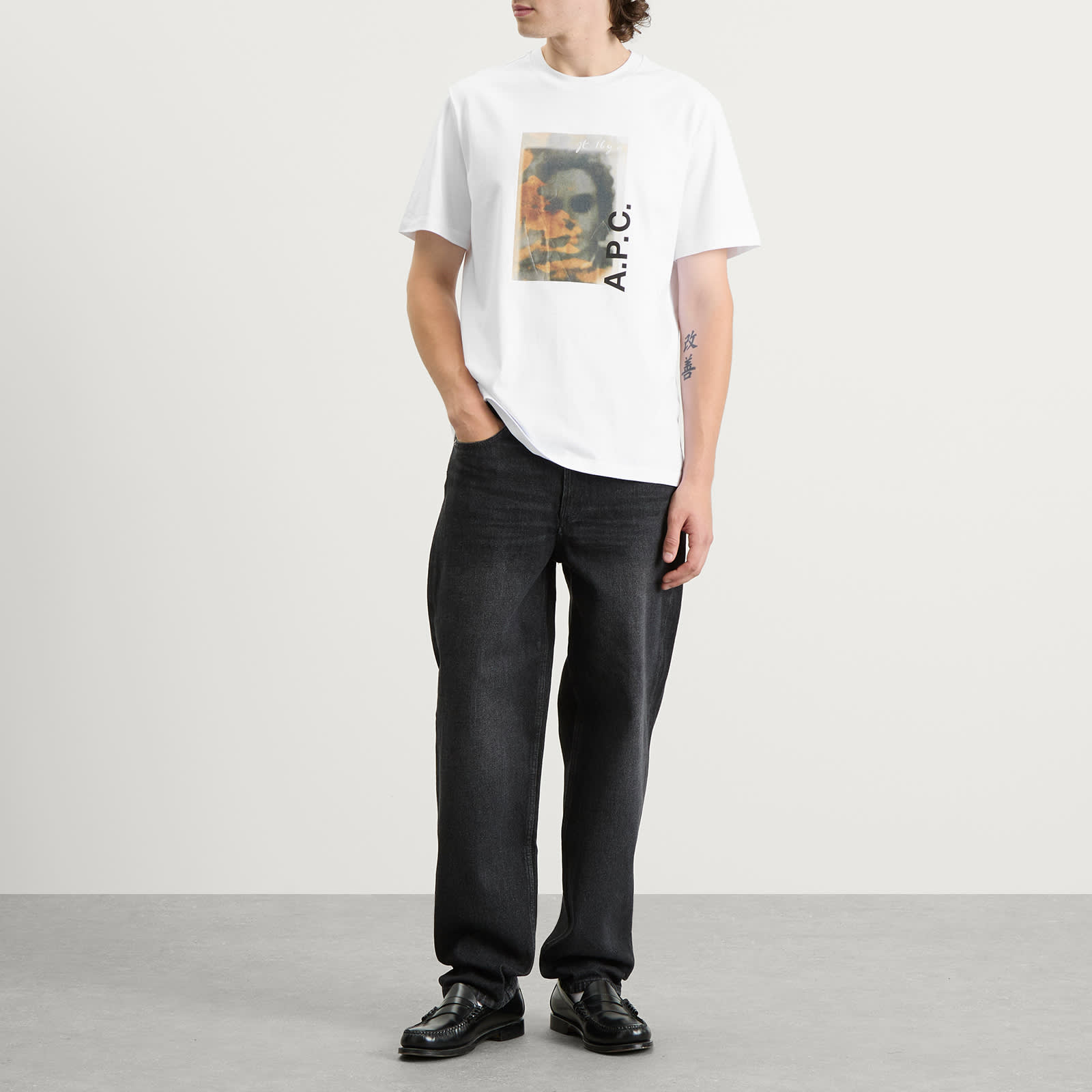A.P.C. Jean Portrait T-shirt - White