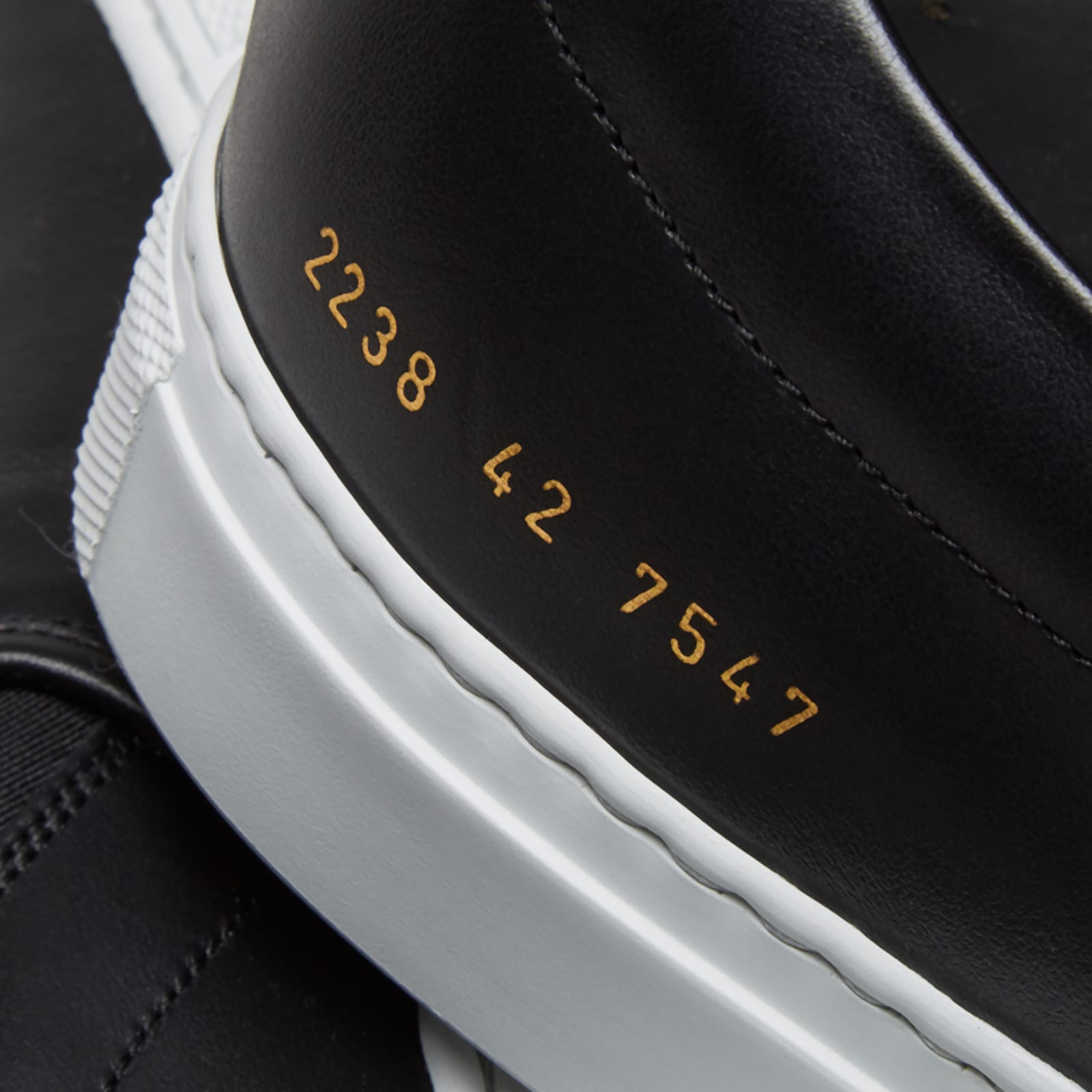 Common Projects Slip On White Sole Black & White END. (US)