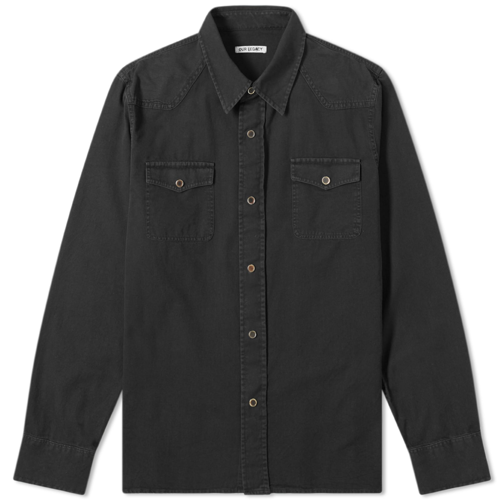 Our Legacy New Frontier Shirt - Black Denim