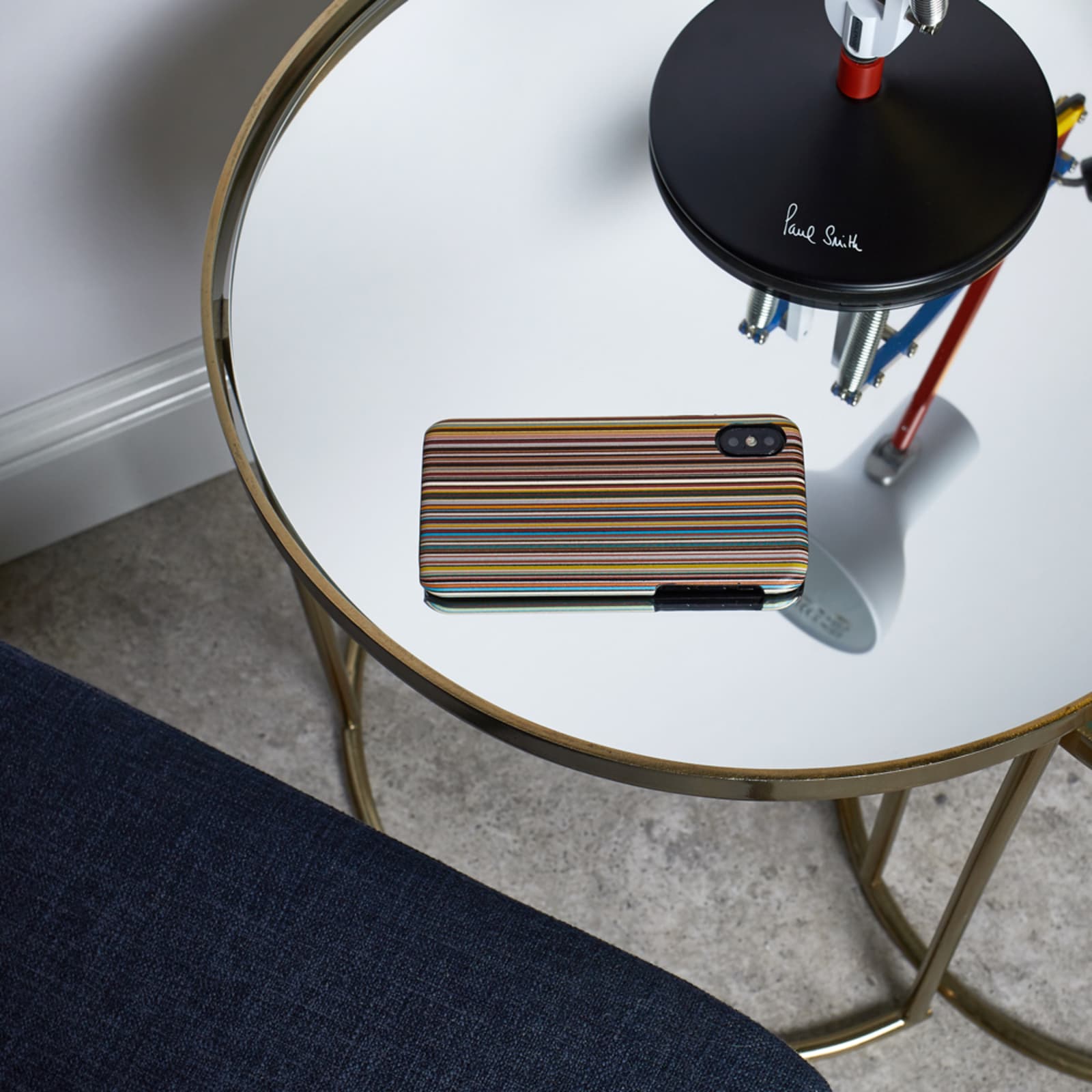 Paul Smith Classic Stripe iPhone X Case Multi END. (TW)