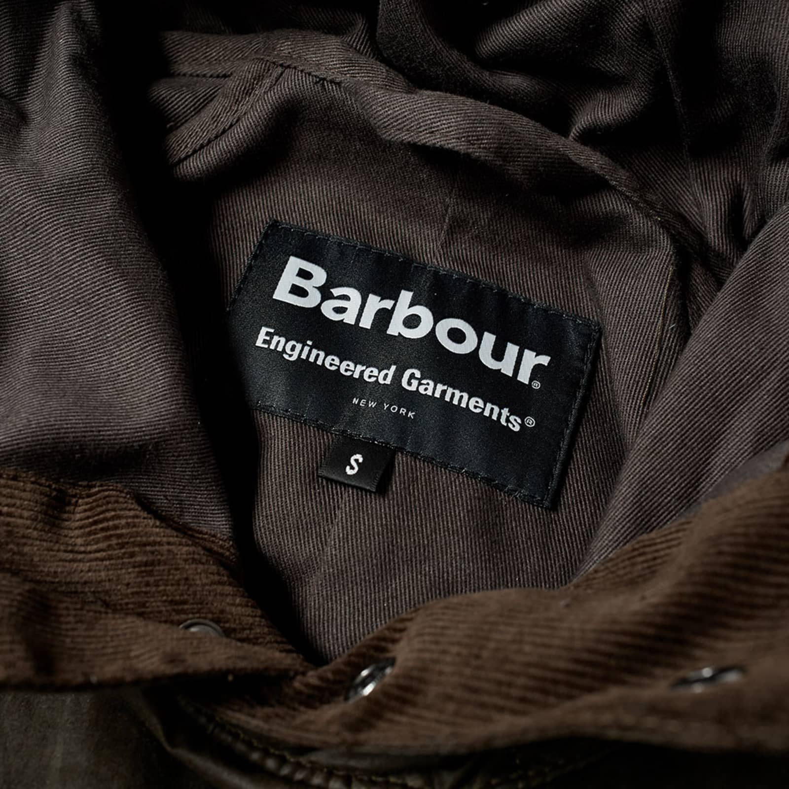 Barbour x Engineered Garments Cowan Wax Jacket - Archive Olive