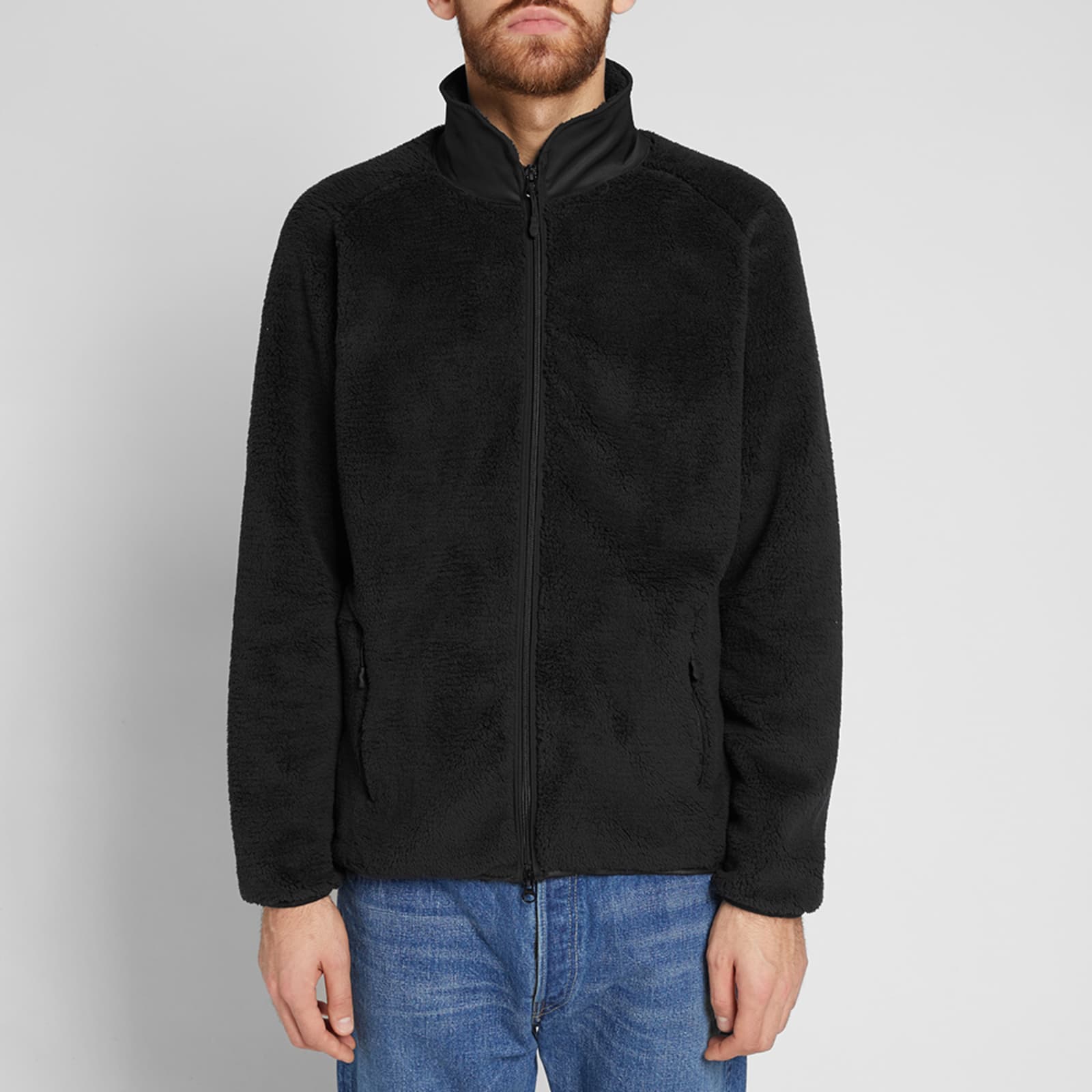 Needles Fleece Track Jacket Black END.