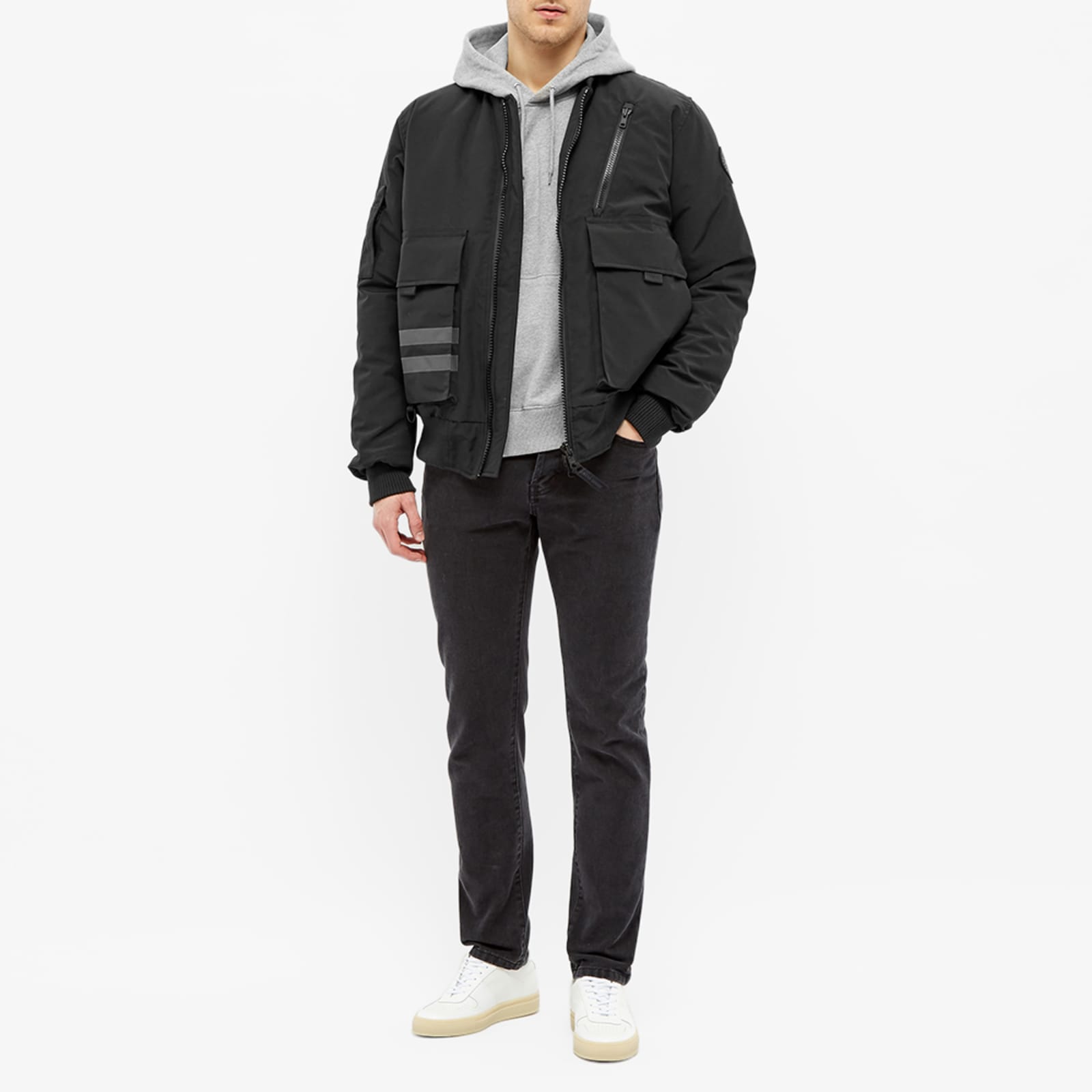 Canada Goose Black Label Kirkfield Bomber Jacket - Black