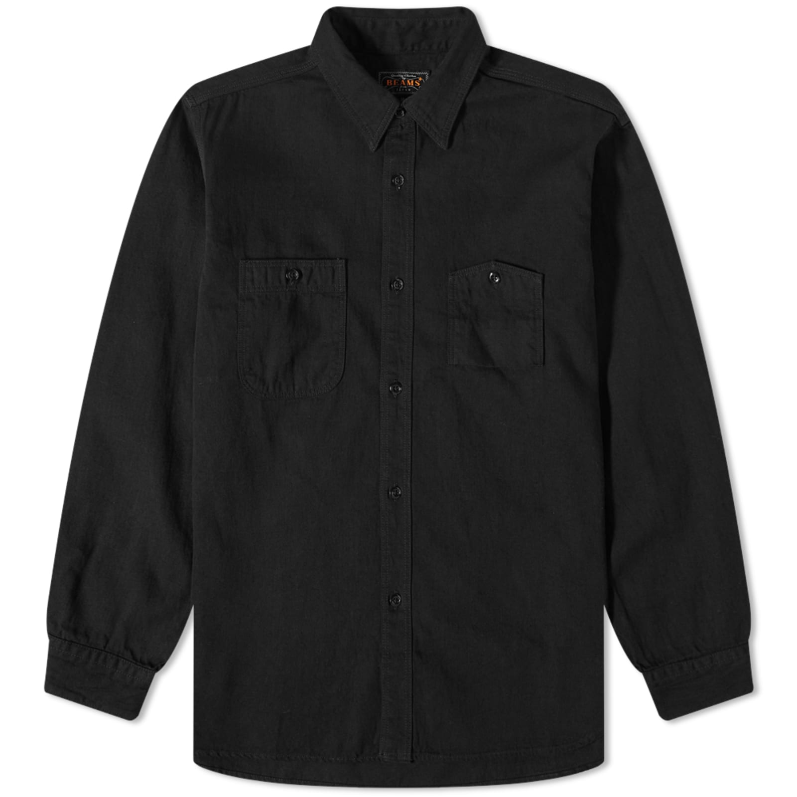 Beams Plus Denim Work Shirt Black END.