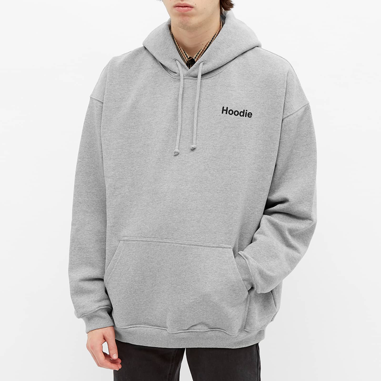 VETEMENTS Definition Hoodie Grey Melange END. (UK)