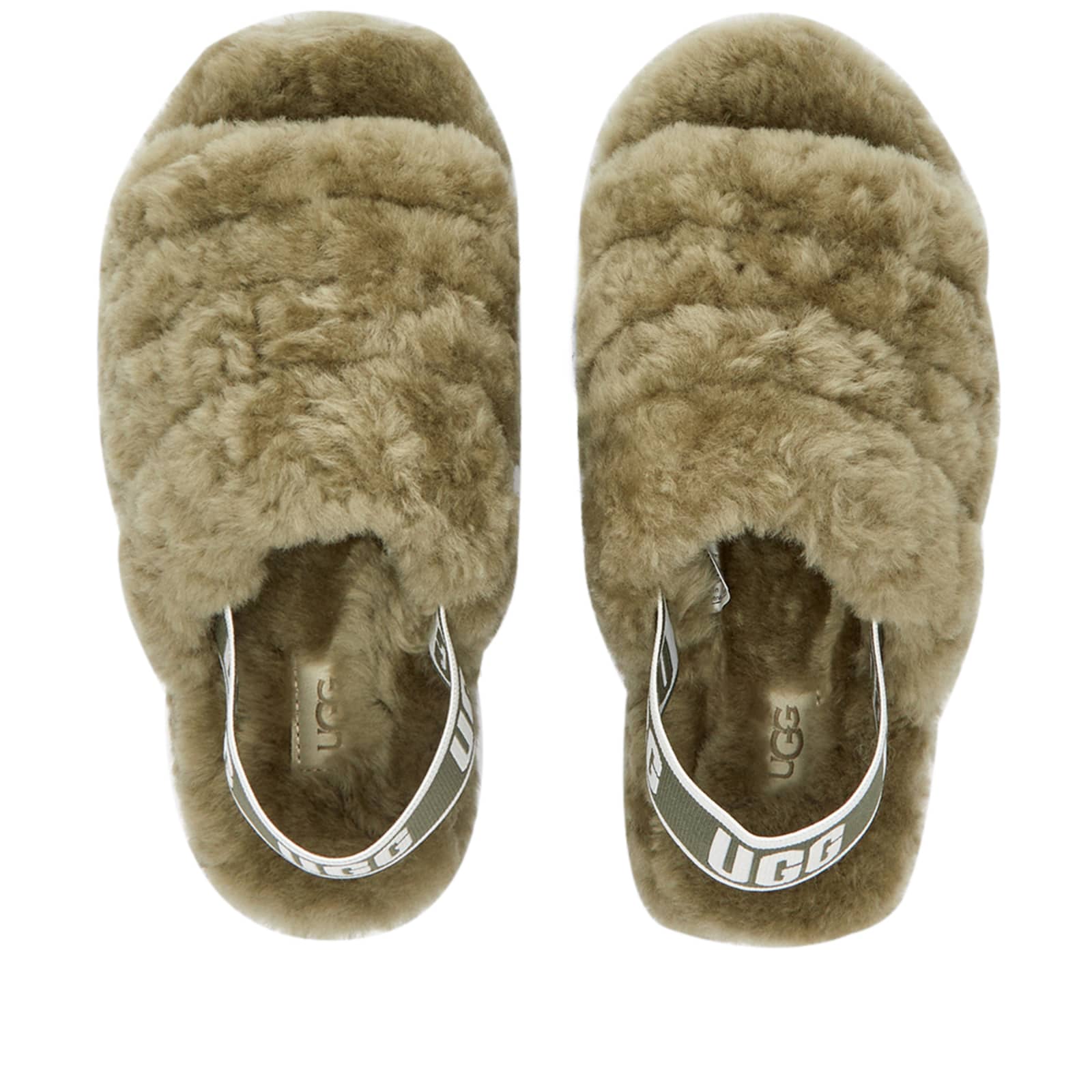 UGG Fluff Yeah Slide Burnt Olive END.