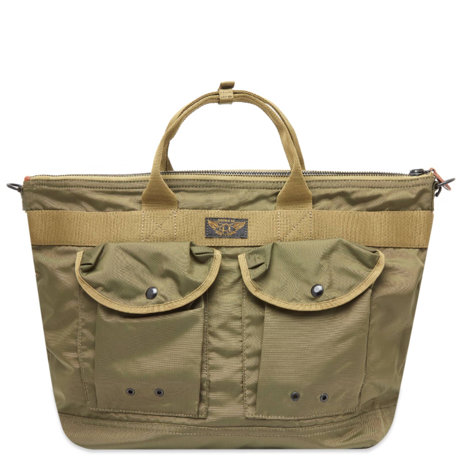 borough roll top bag medium in olive