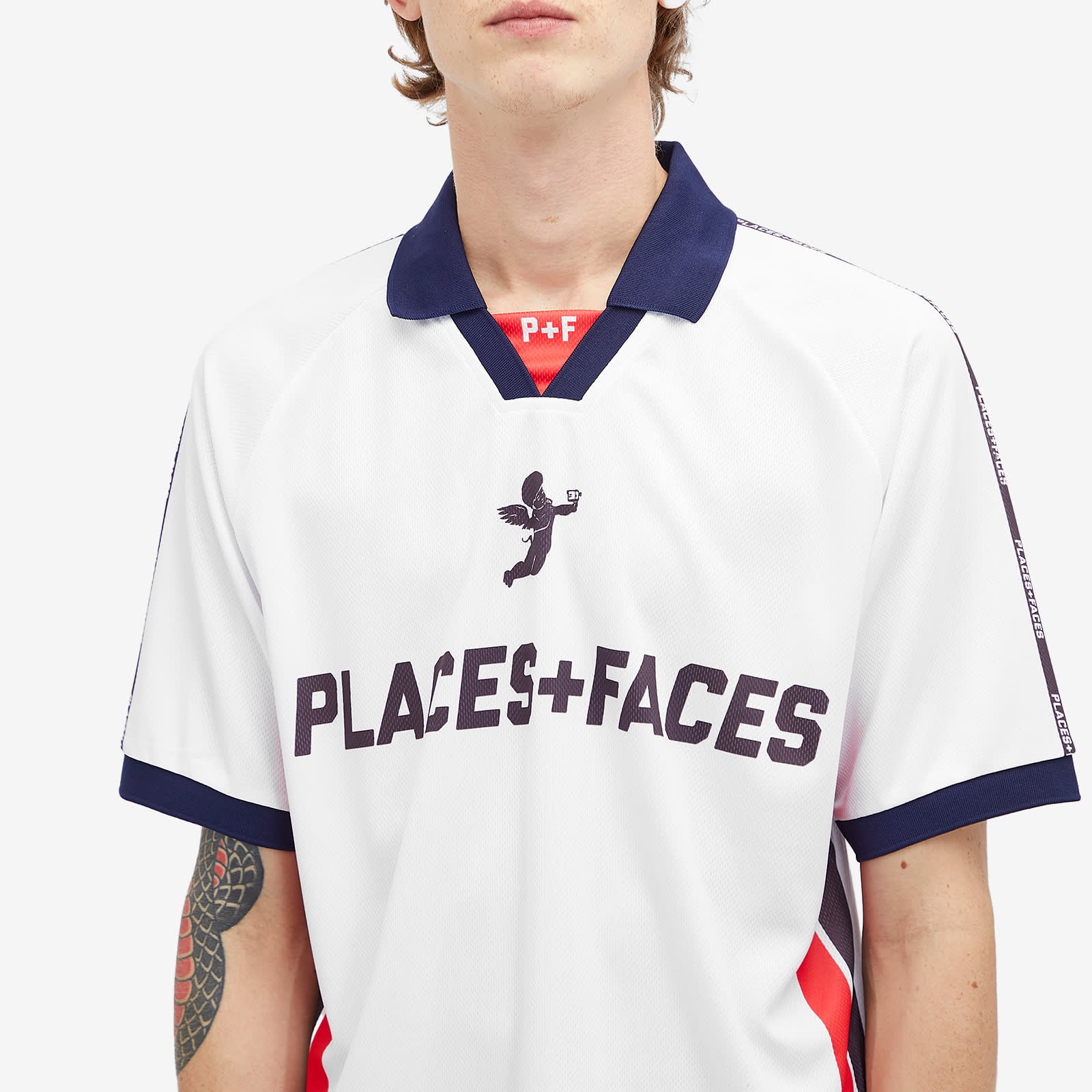 PLACES+FACES P+F Wrighty Jersey White END. (HK)