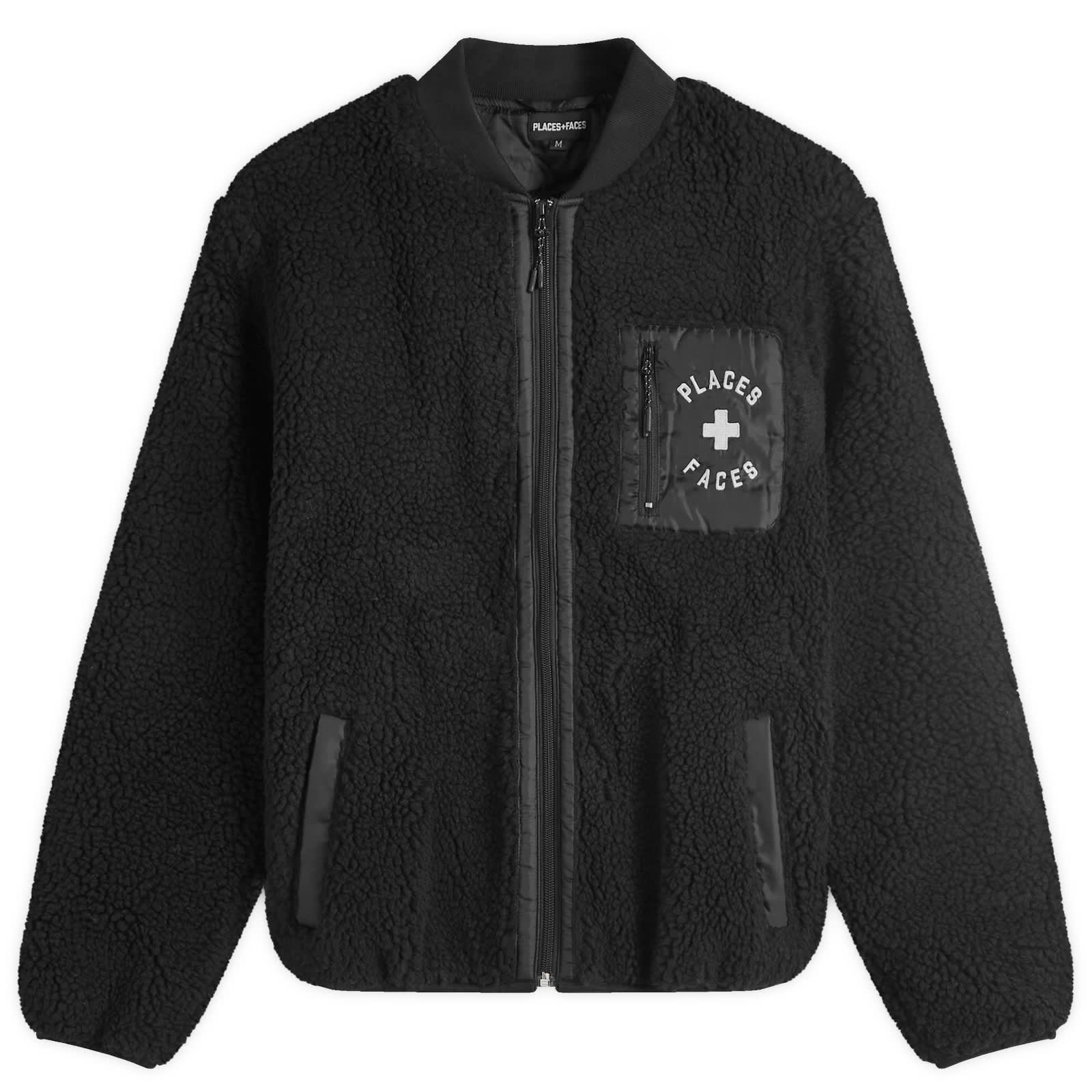 PLACES+FACES P+F Sherpa Jacket Black END. (HK)