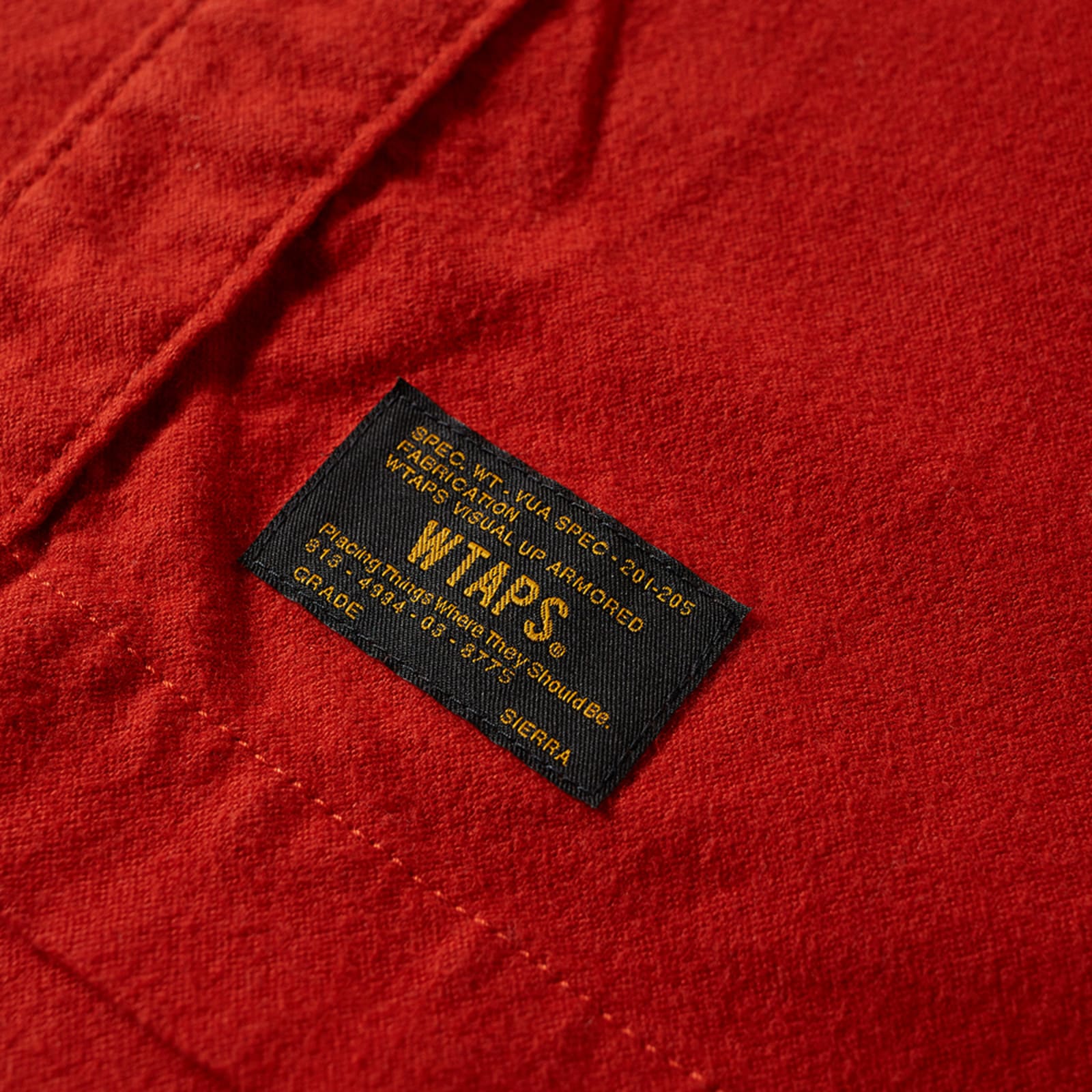 WTAPS Union 03 Shirt - Orange