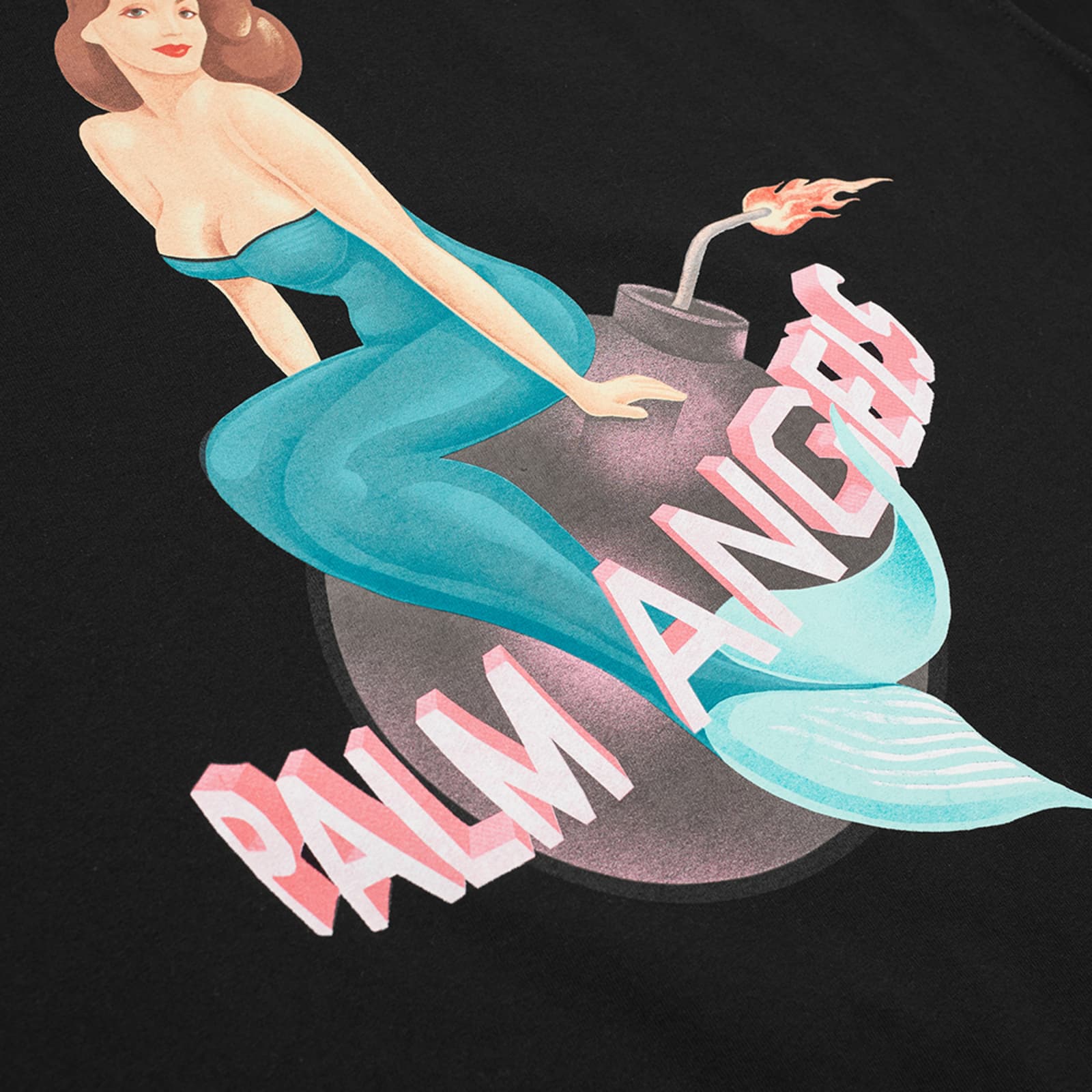 palm angels mermaid t shirt