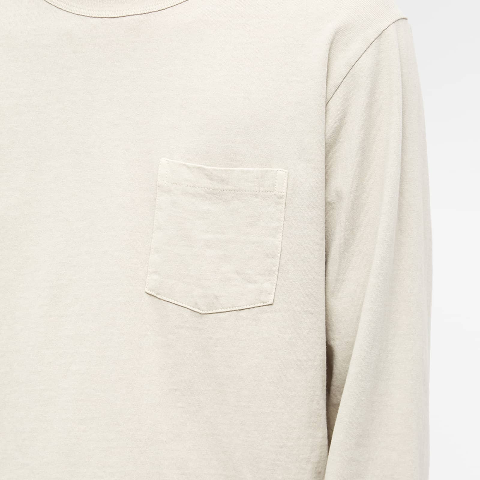 Velva Sheen Long Sleeve Heavyweight Pocket TShirt Grey END.