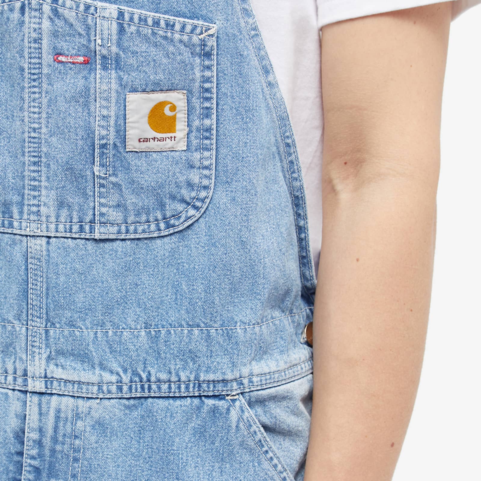 Carhartt WIP Denim Bib Overall Blue Light True Washed END.