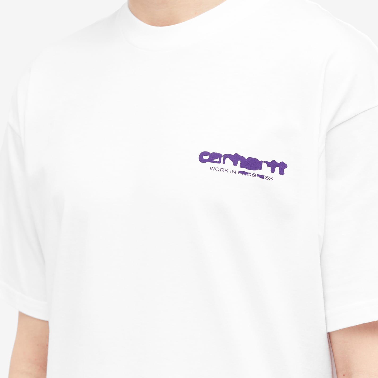 Carhartt WIP Ink Bleed TShirt White & Tyrian END. (GB)