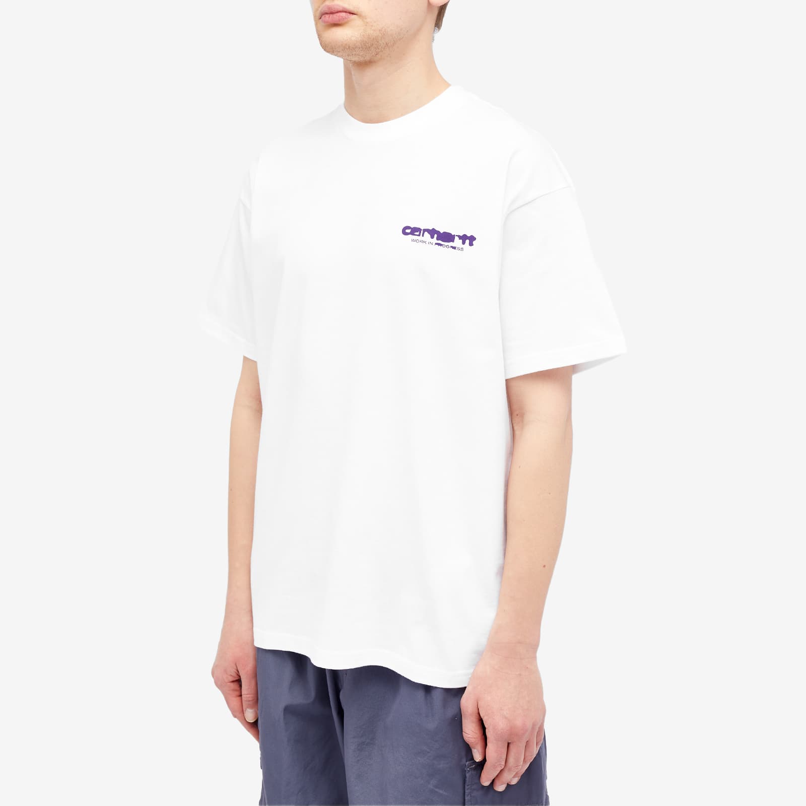 Carhartt WIP Ink Bleed TShirt White & Tyrian END. (GB)