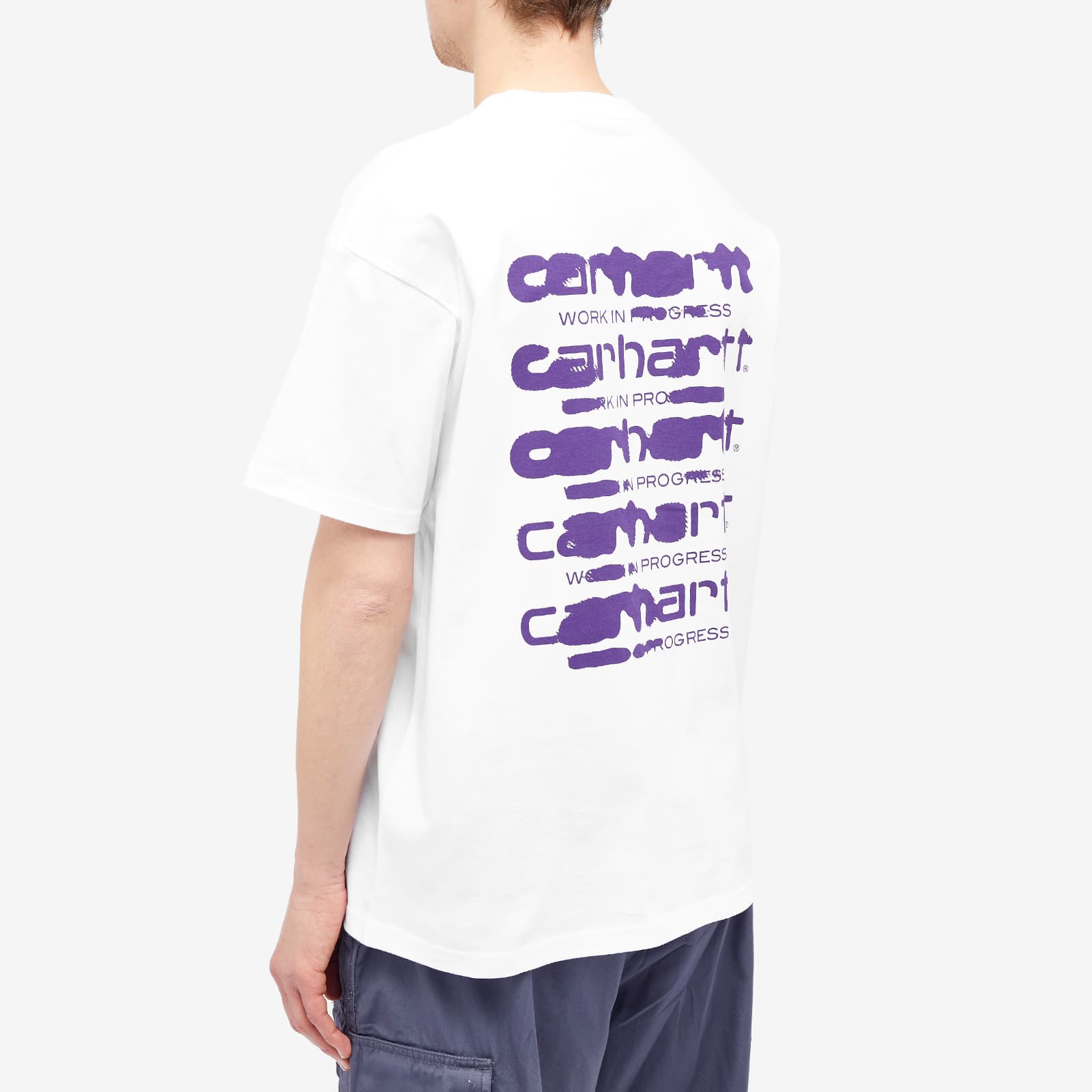 Carhartt WIP Ink Bleed TShirt White & Tyrian END. (GB)