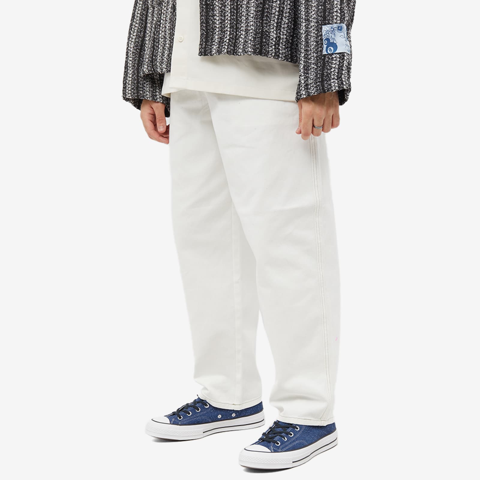 Dime Baggy Denim Pants Off White END dime-baggy-denim-pants-off-white-end