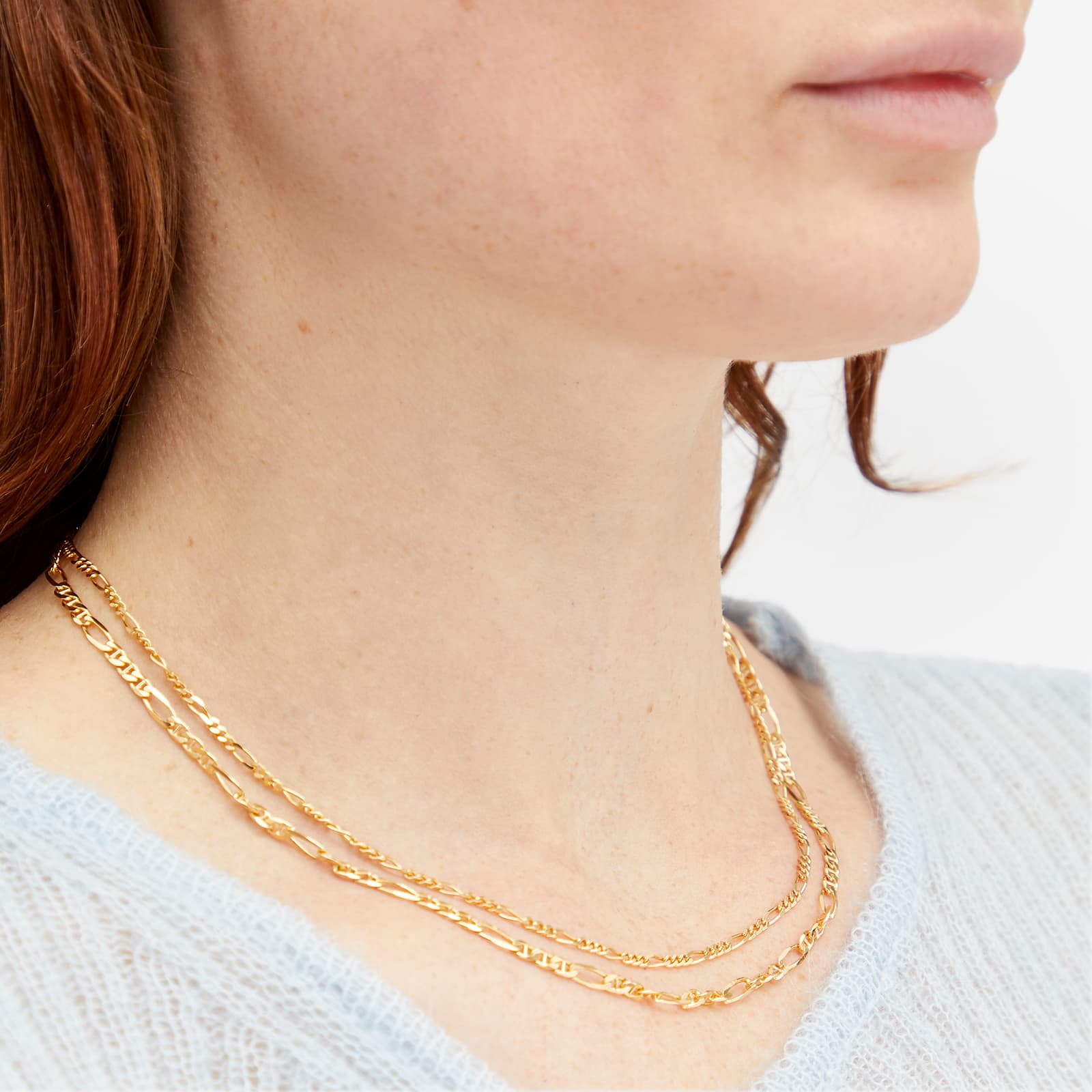 Missoma double chain necklace Clearance