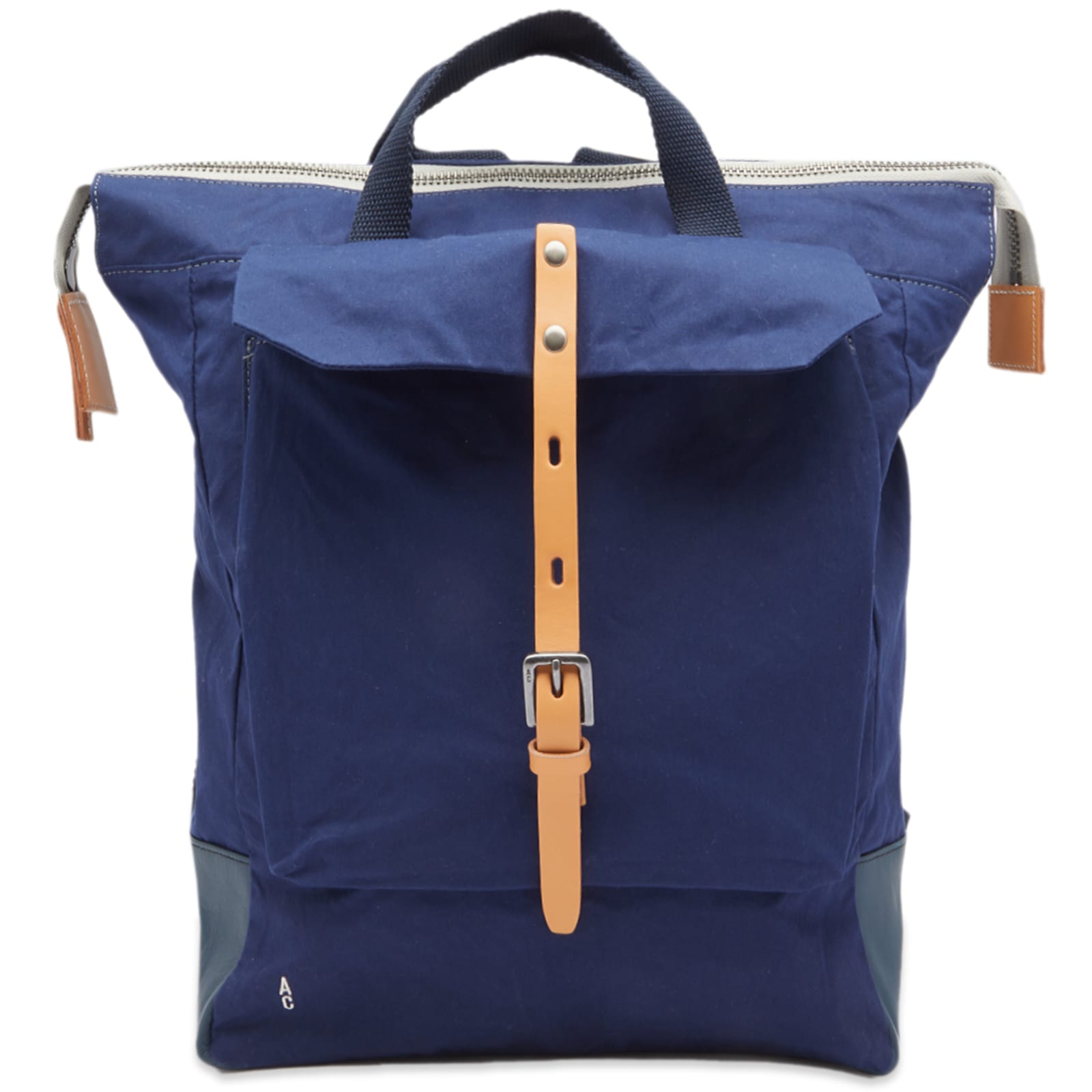 Ally Capellino Frances Waxed Cotton Rucksack Navy | END. (GB)