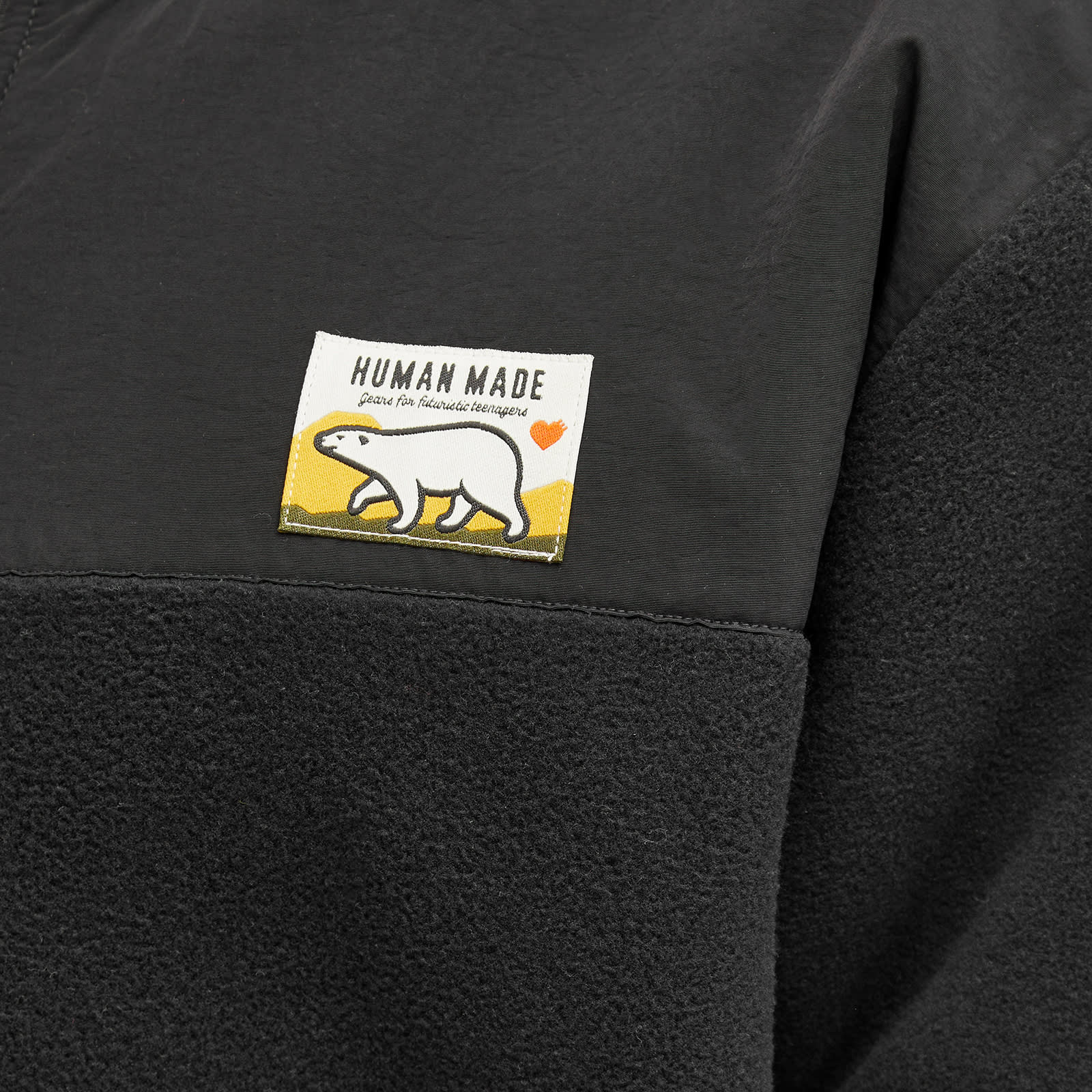 Human Made Fleece Jacket Black END. (US)