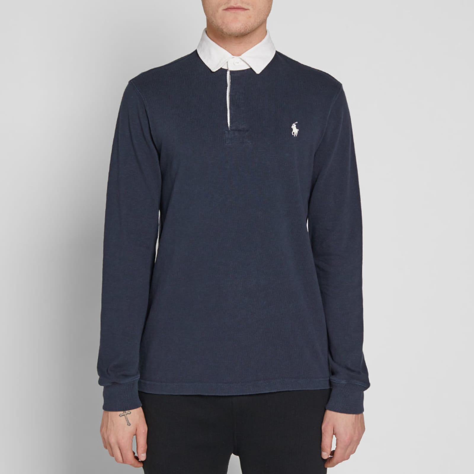 Polo Ralph Lauren Classic Rugby Shirt Aviator Navy END.