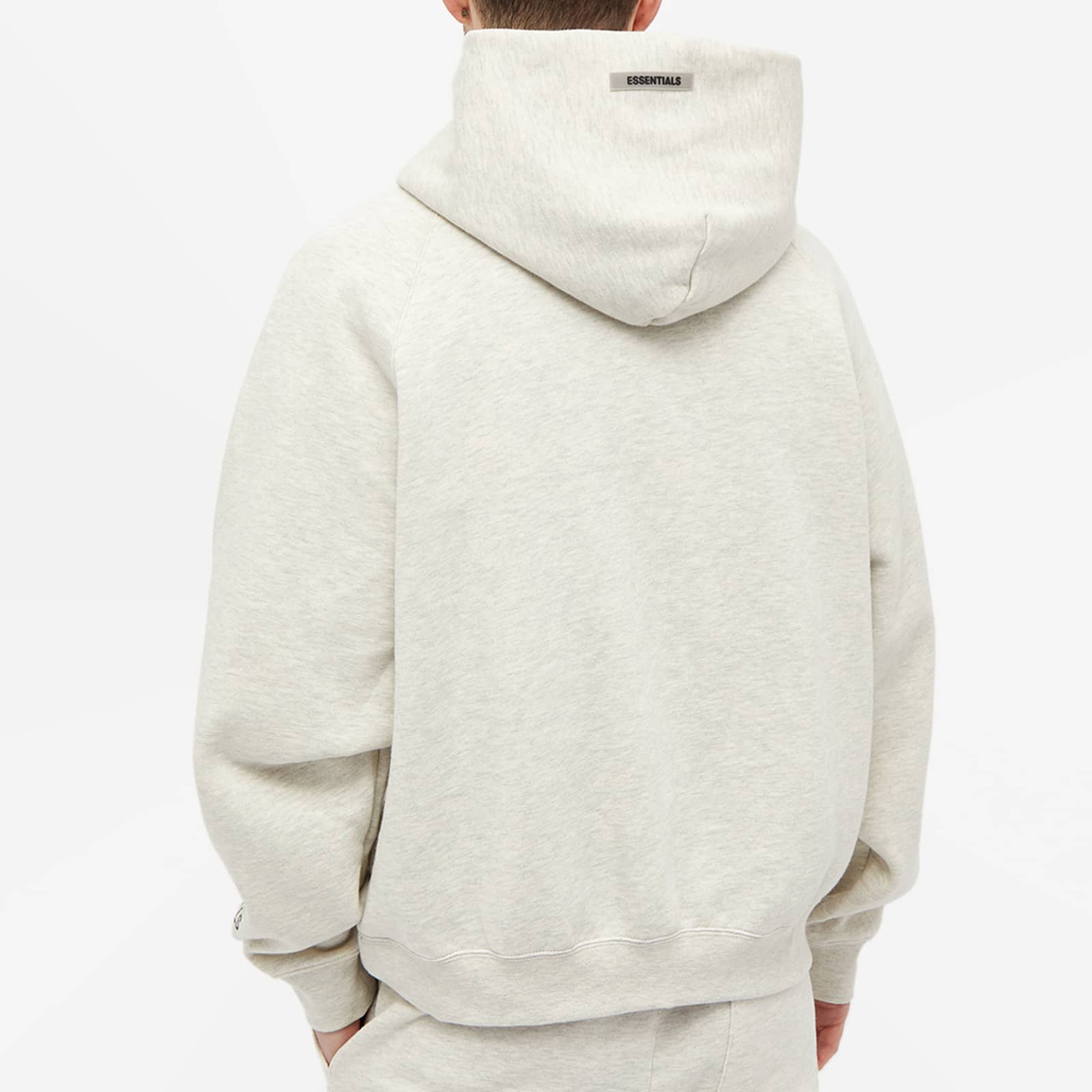 Fear of God ESSENTIALS Popover Hoody - Light Heather Oatmeal