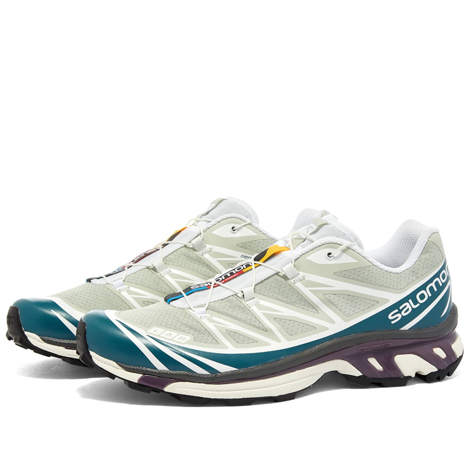 Salomon XT6 ADVANCED Mineral Grey, Blue & White END. (IT)